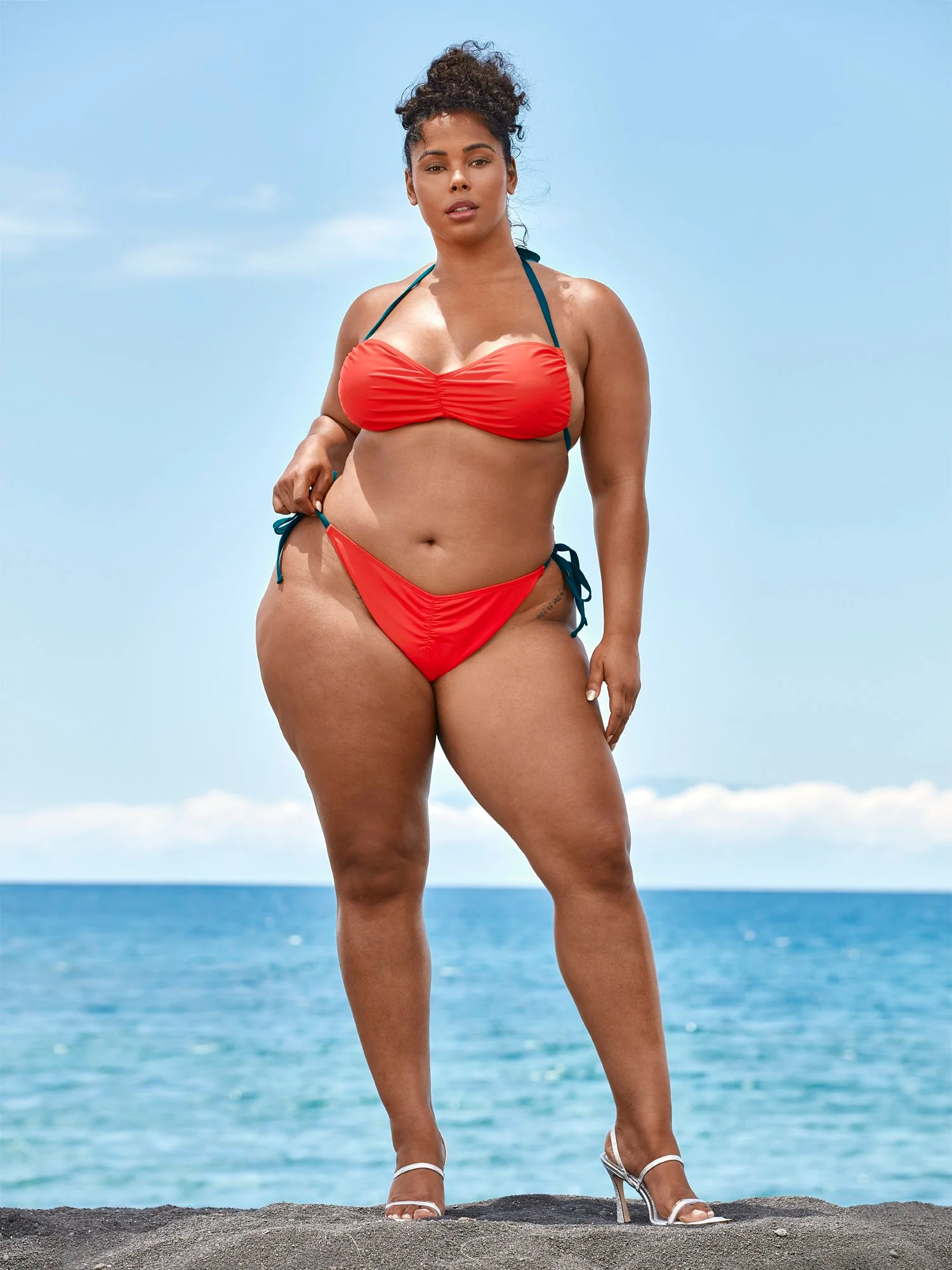 'Agent Jinx' Ruched Bikini Top - Tabria Majors X FTF - Image 2