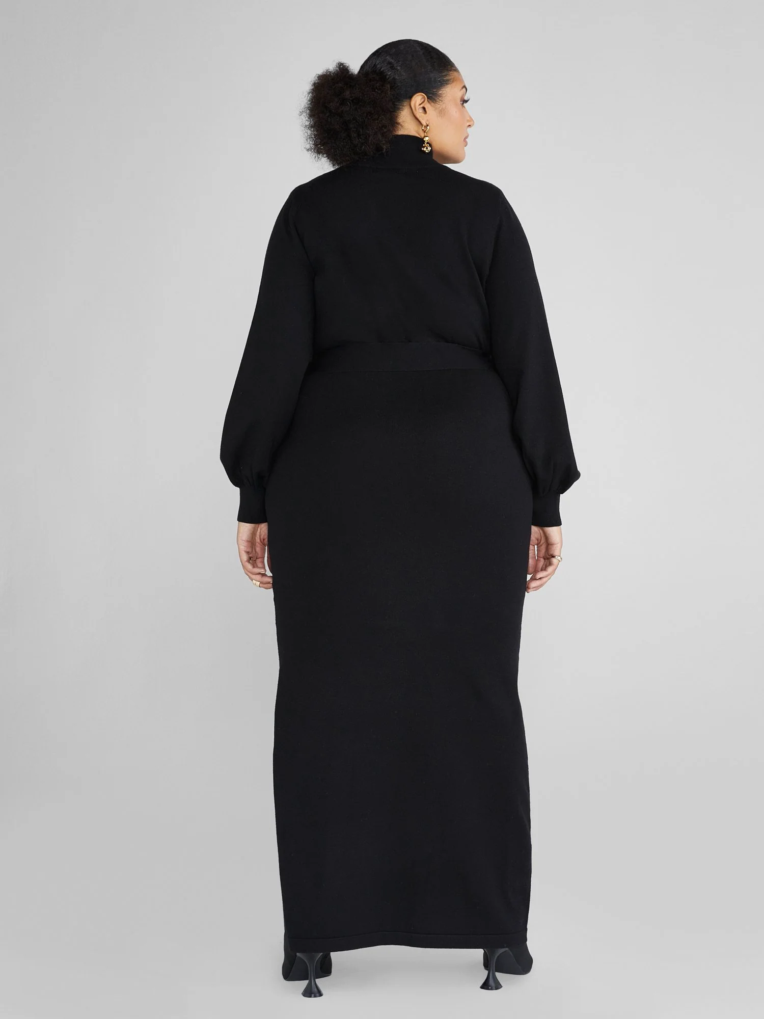 Alisha Cutout Belted Maxi Sweater Dress - Image 4