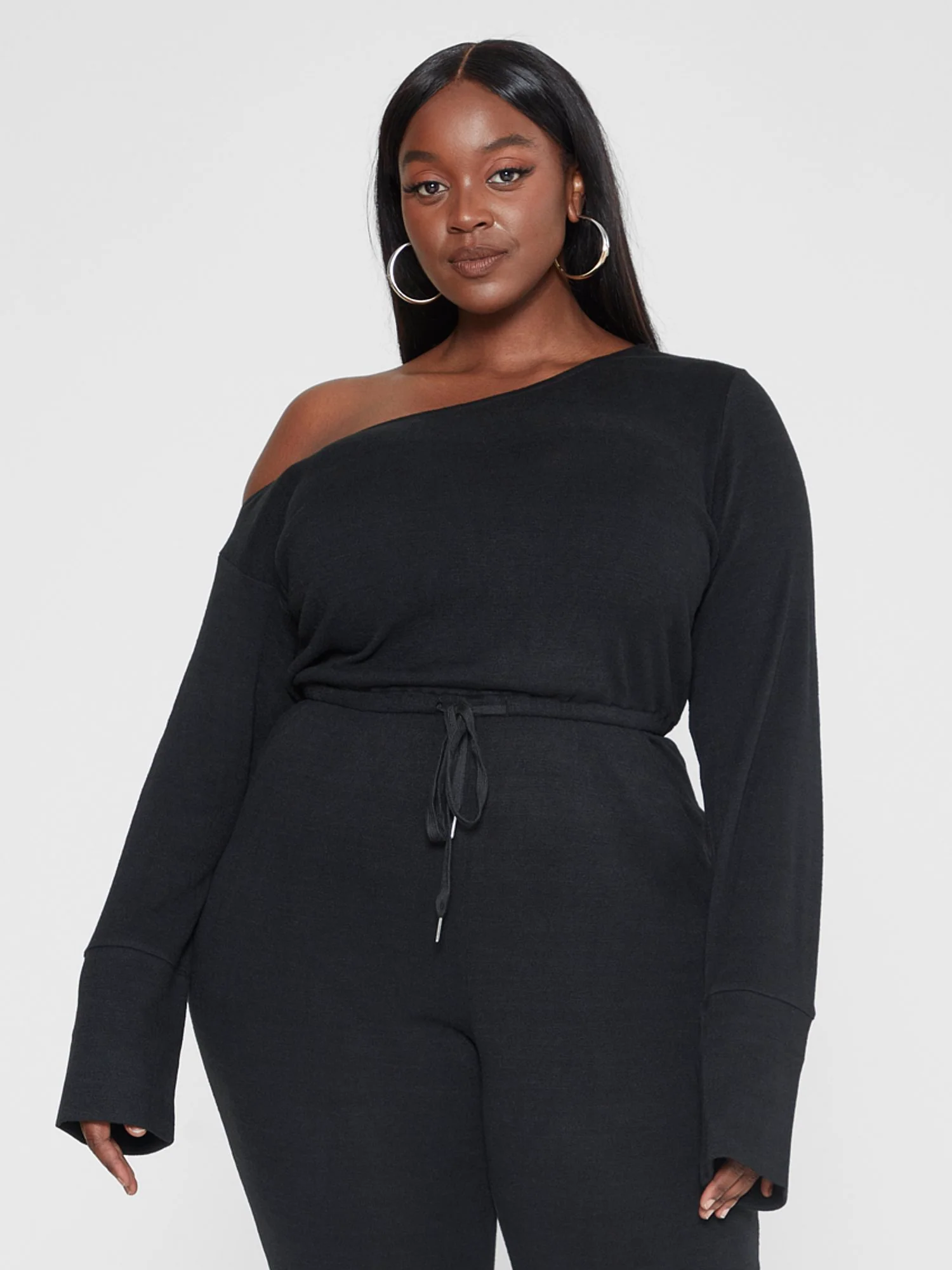 Cammie Off Shoulder Knit Jumpsuit - Gabi Fresh x FTF - Image 3