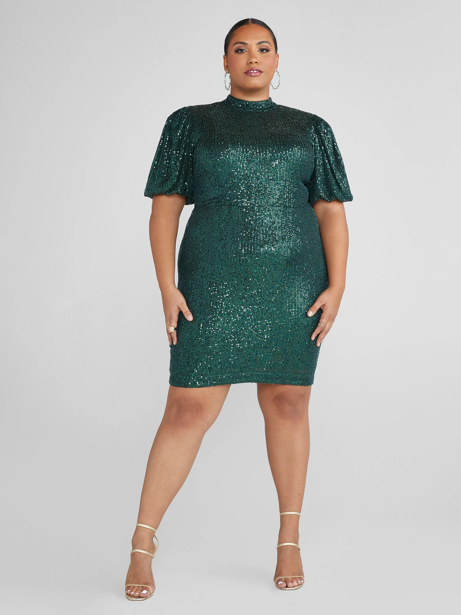 Chiara Sequin Bodycon Dress - Image 3