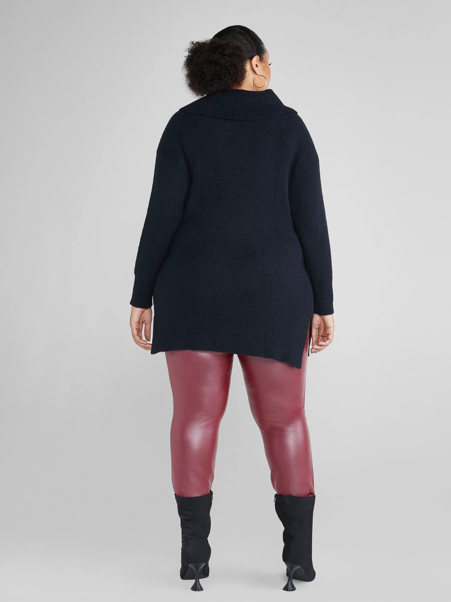 Dani Cowlneck Tunic Sweater - Image 4