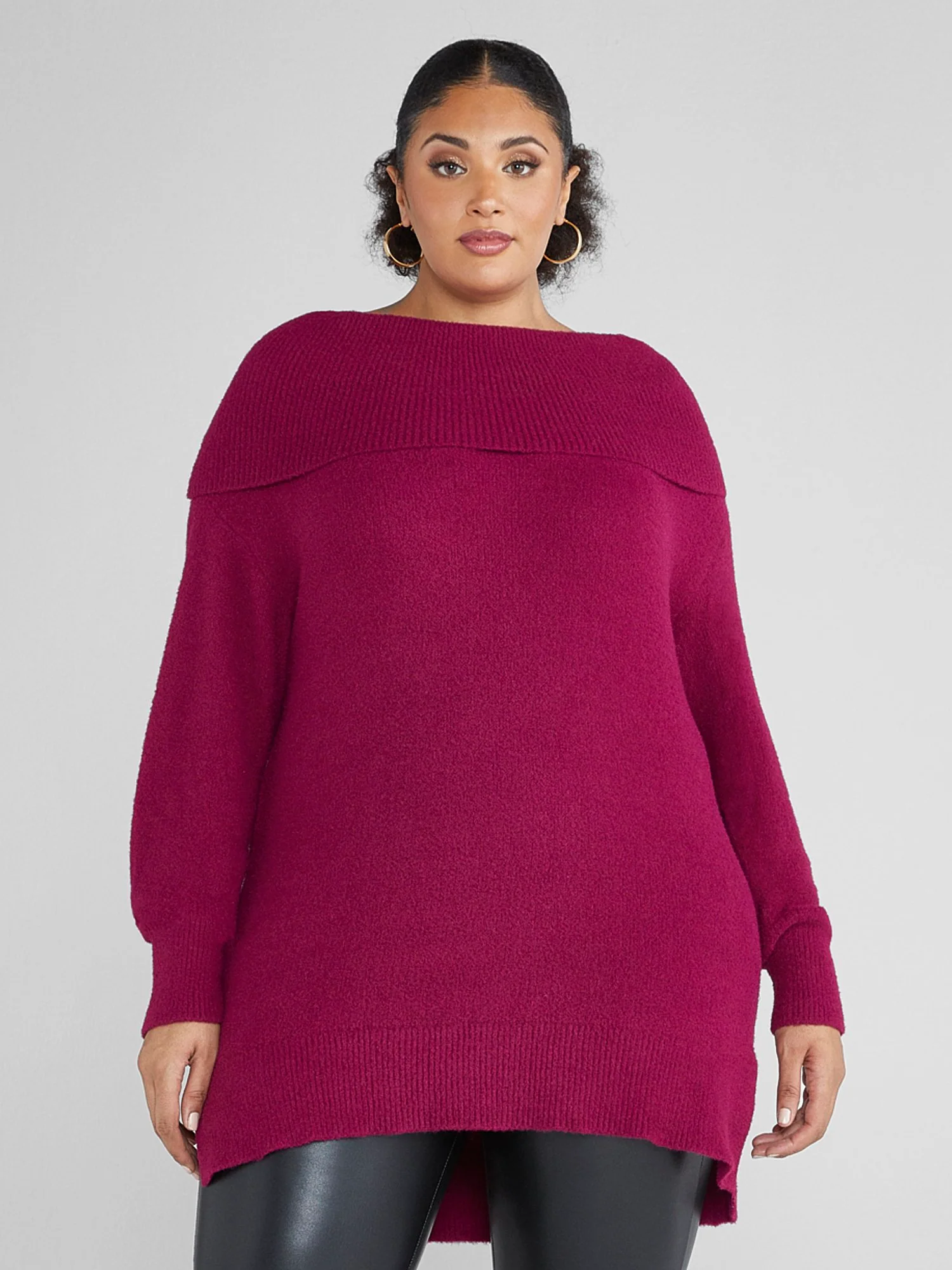 Dani Cowlneck Tunic Sweater - Image 7