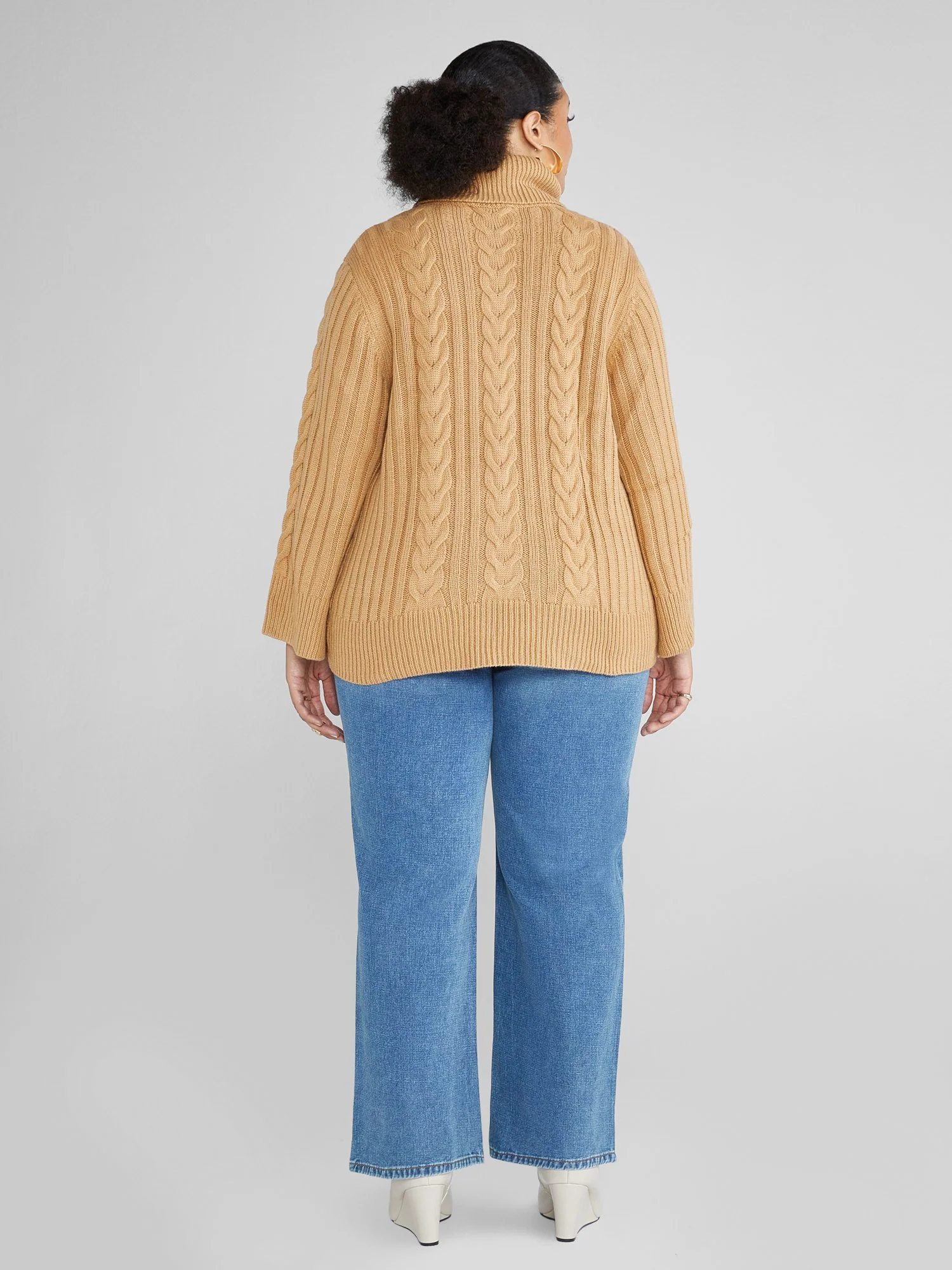Erin Bell Sleeve Turtleneck Sweater - Image 3