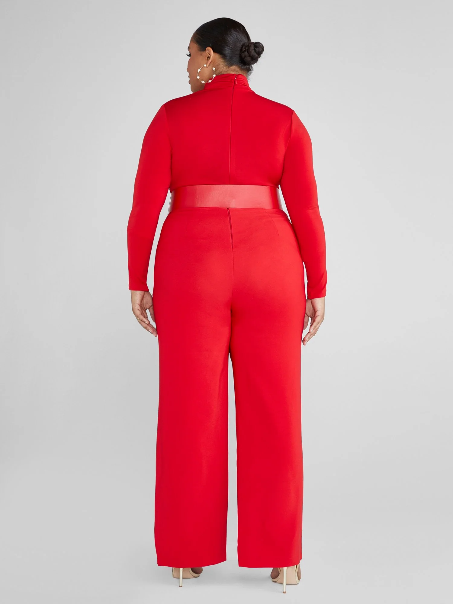 Geneva Cutout Belted Jumpsuit - Image 4