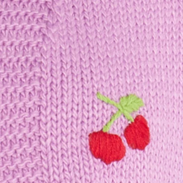 Heather Cherry Embroidered Cardigan - Image 5
