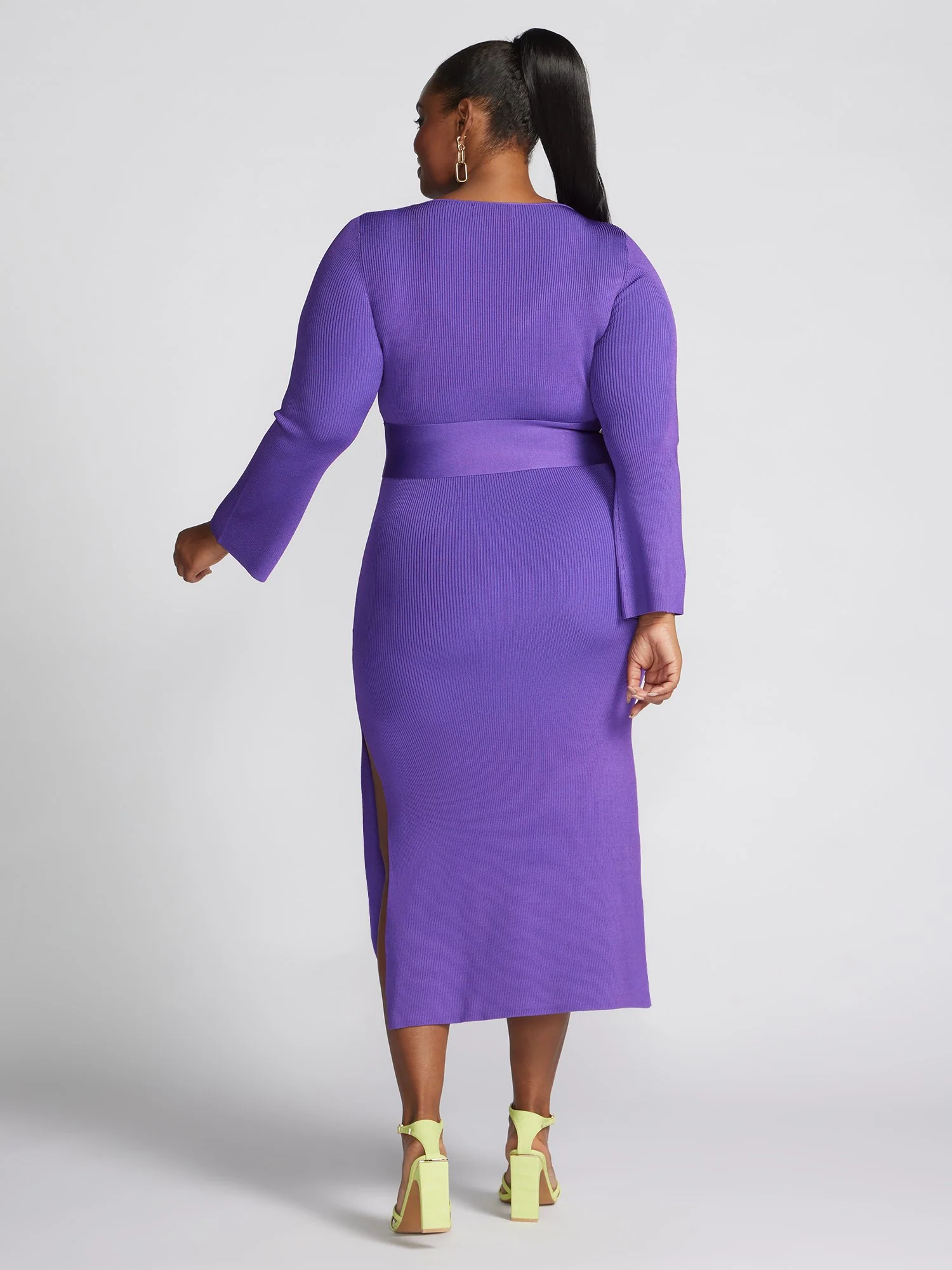 Ionantha Belted Maxi Sweater Dress - Image 2