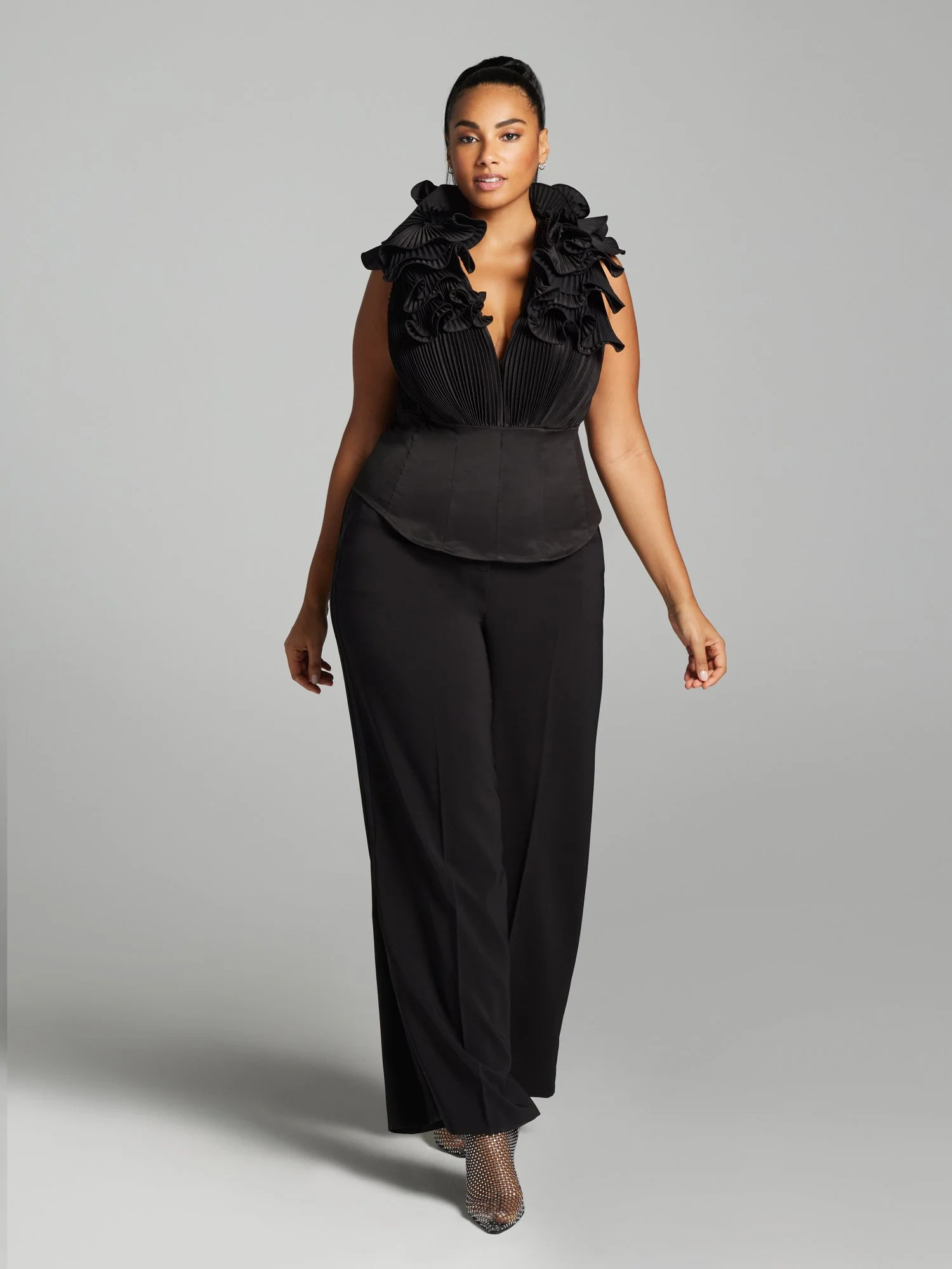 Iria Floral Embroidered Corset Top - Image 2