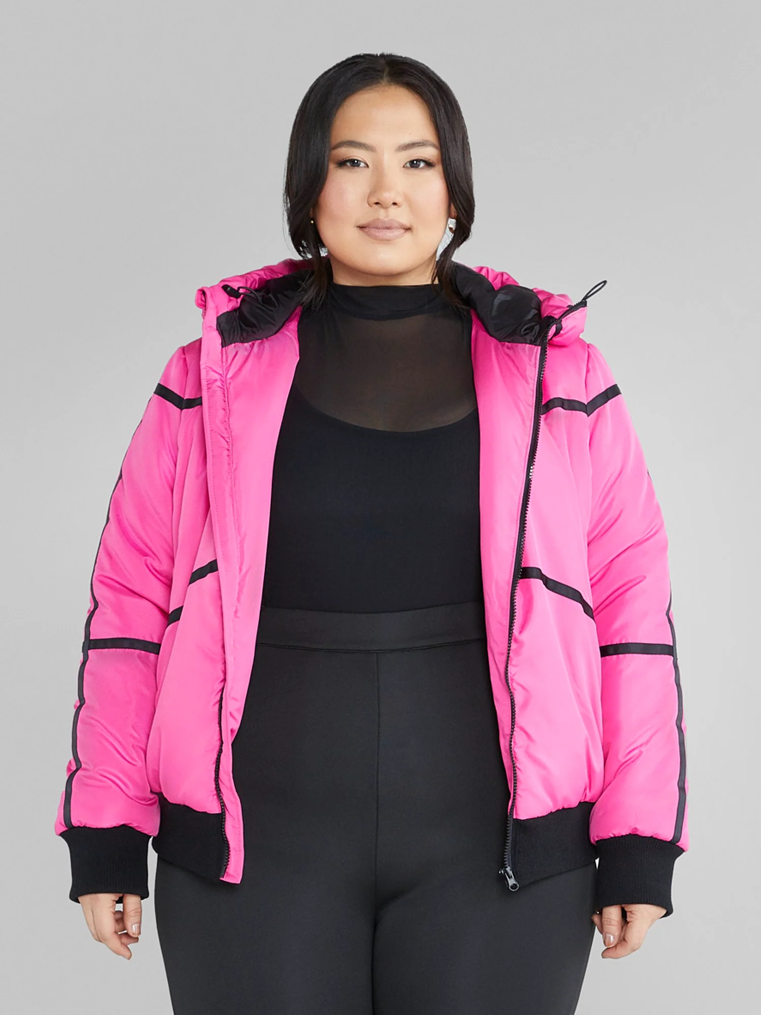 Janika Hooded Ski Puffer Coat - Image 2