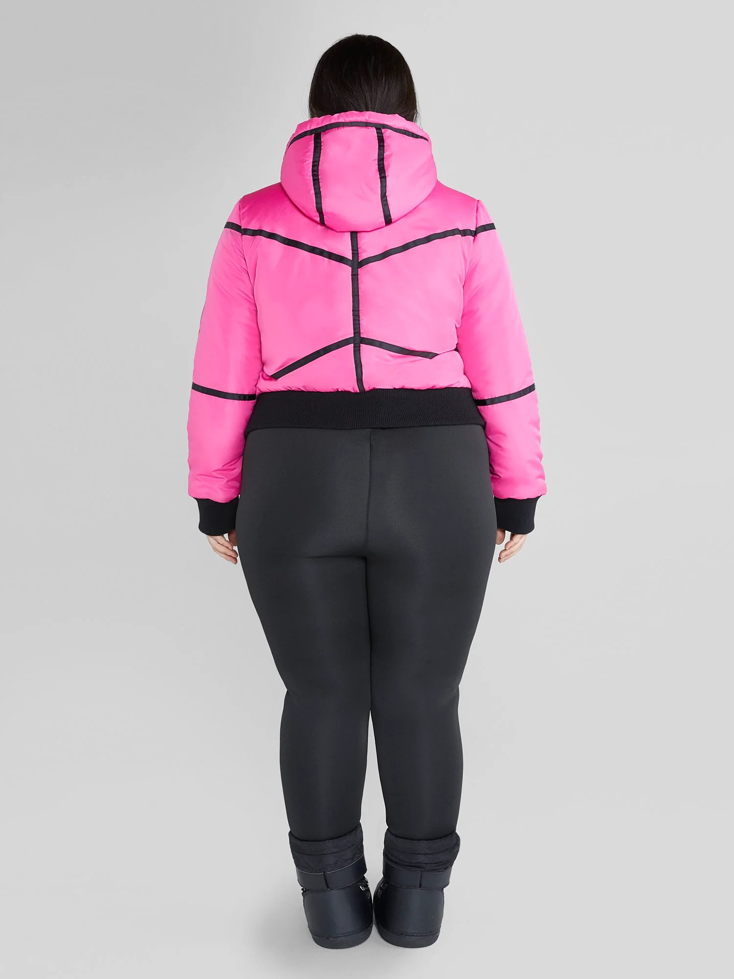 Janika Hooded Ski Puffer Coat - Image 4