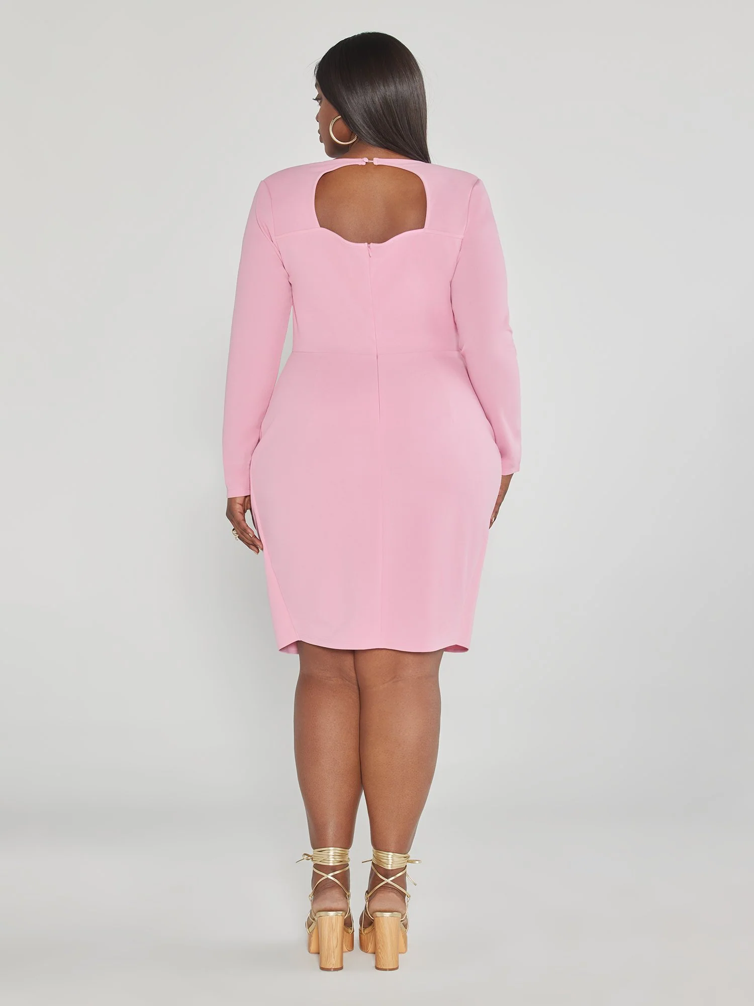 Jenna Tie Front Faux Wrap Dress - Image 8