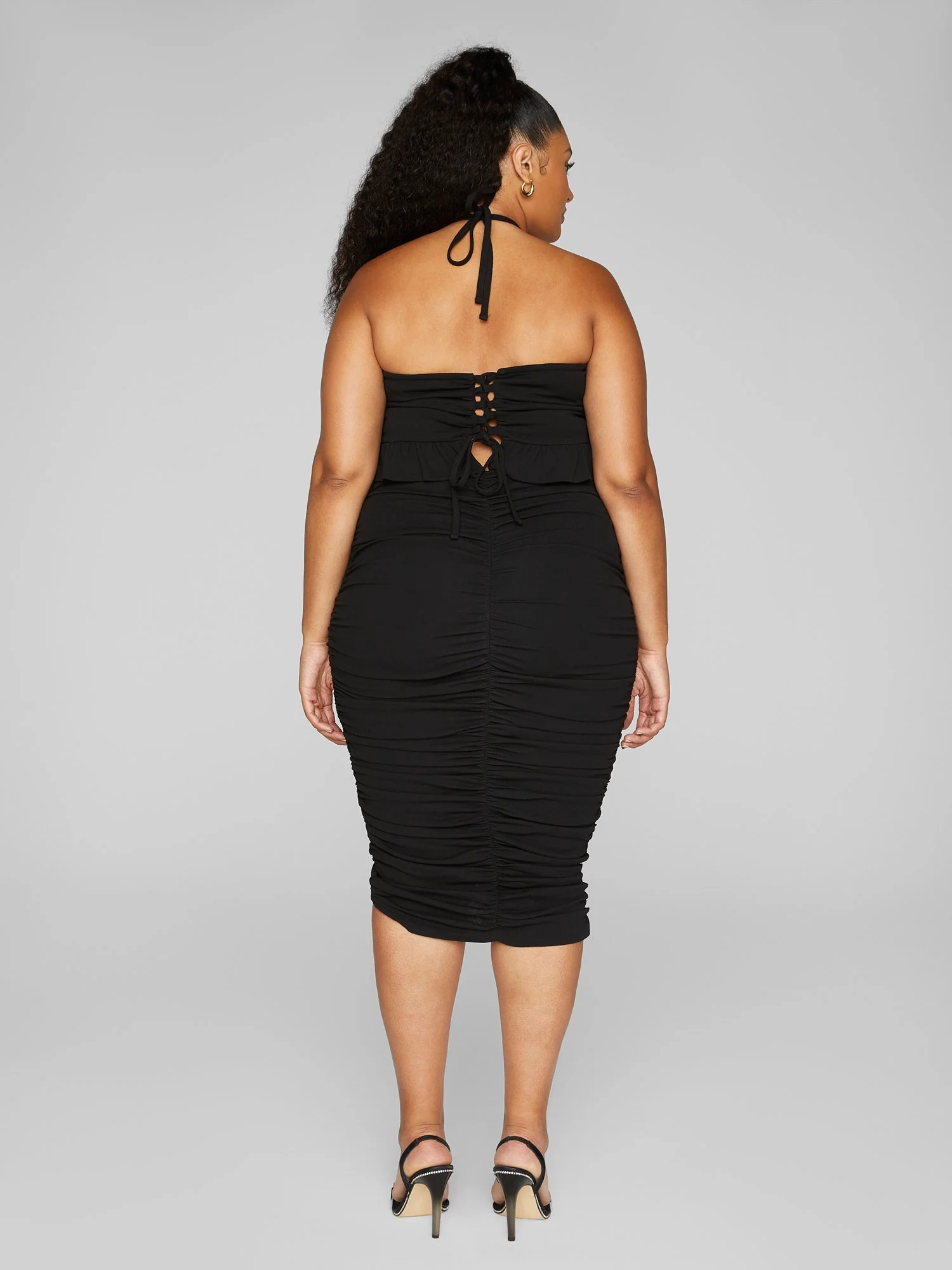 Keilani Ruffle Hem Halter Top - Image 4