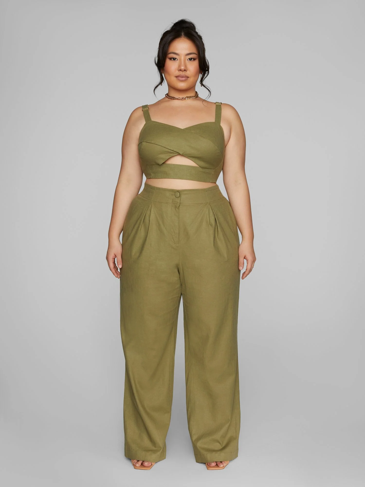 Lauren Linen Wide Leg Pants