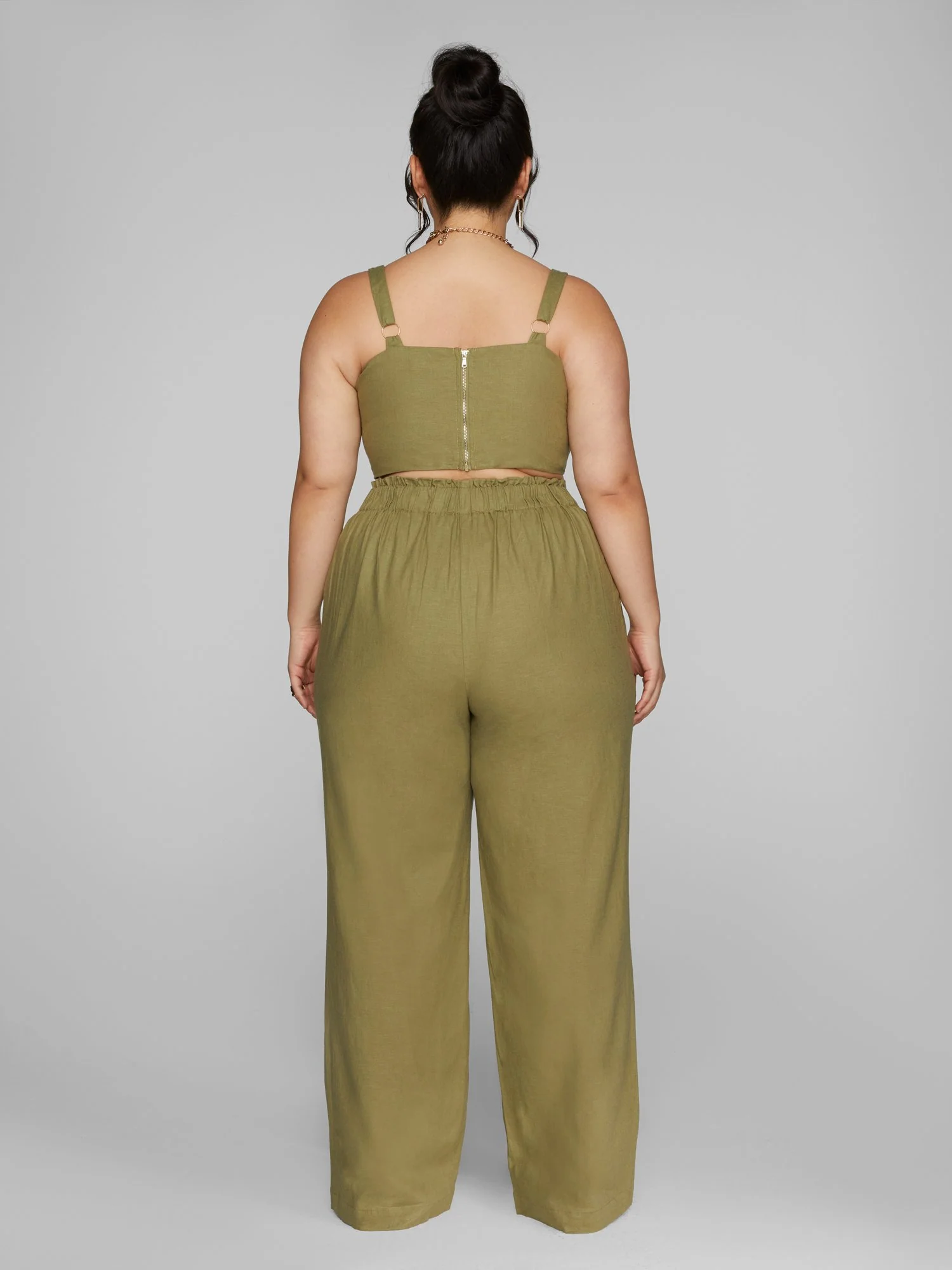 Lauren Linen Wide Leg Pants - Image 3