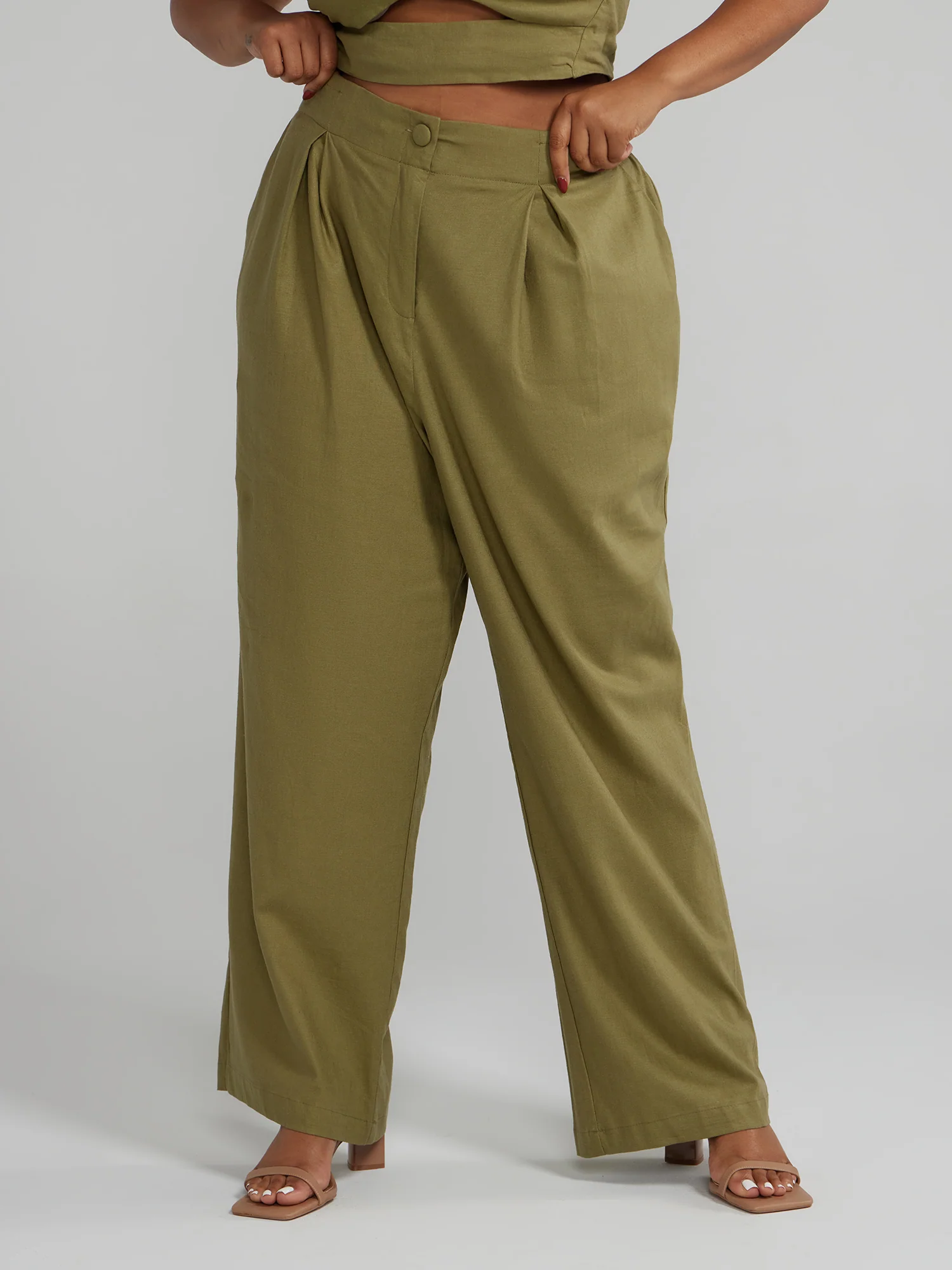 Lauren Linen Wide Leg Pants - Image 6