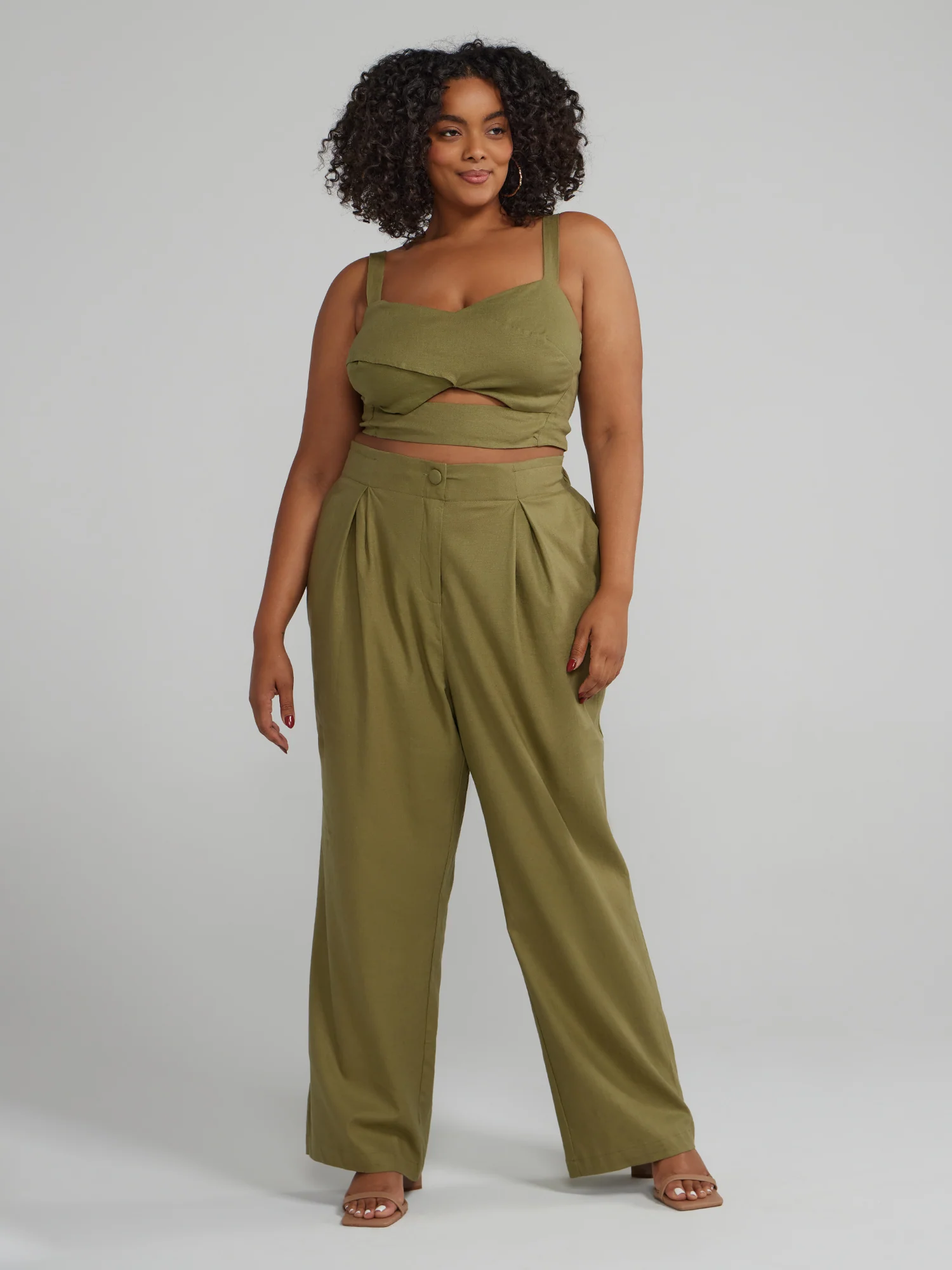 Lauren Linen Wide Leg Pants - Image 9