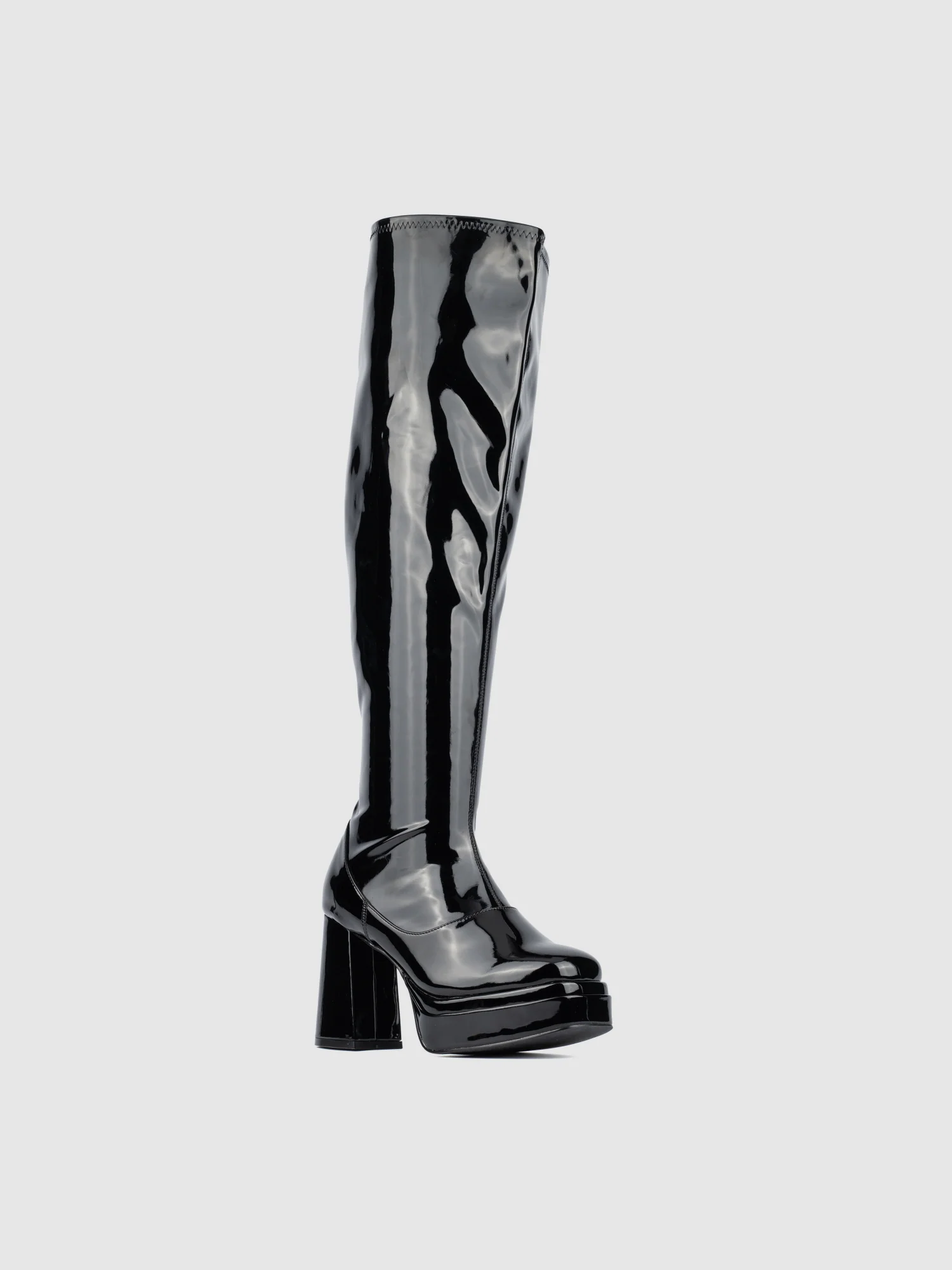 Manica Wide Calf Platform Boots