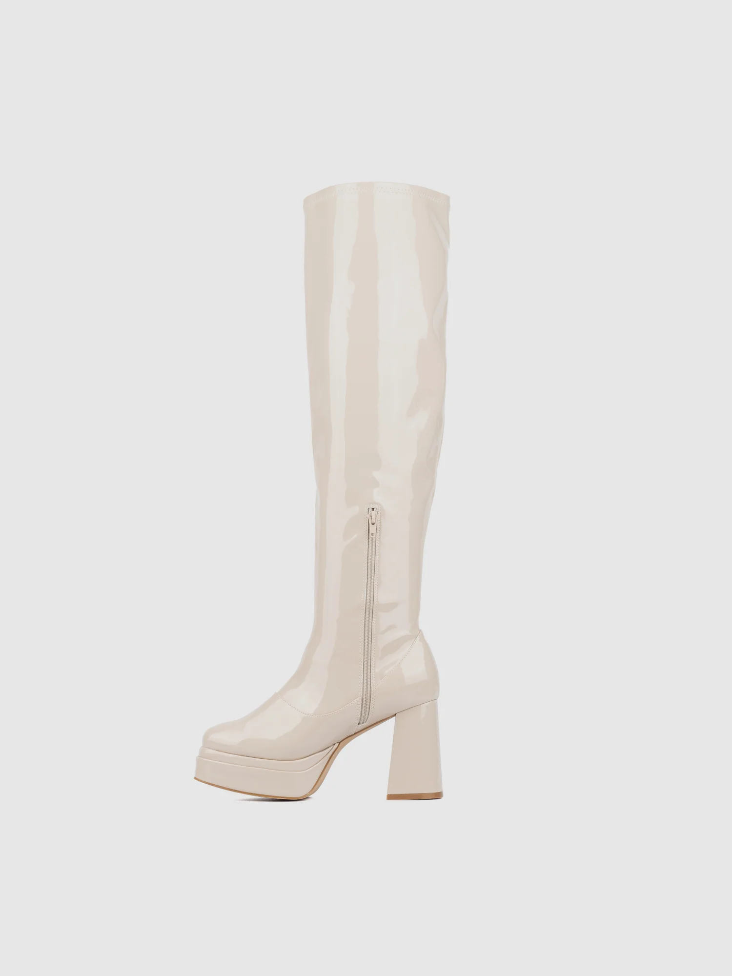 Manica Wide Calf Platform Boots - Image 15