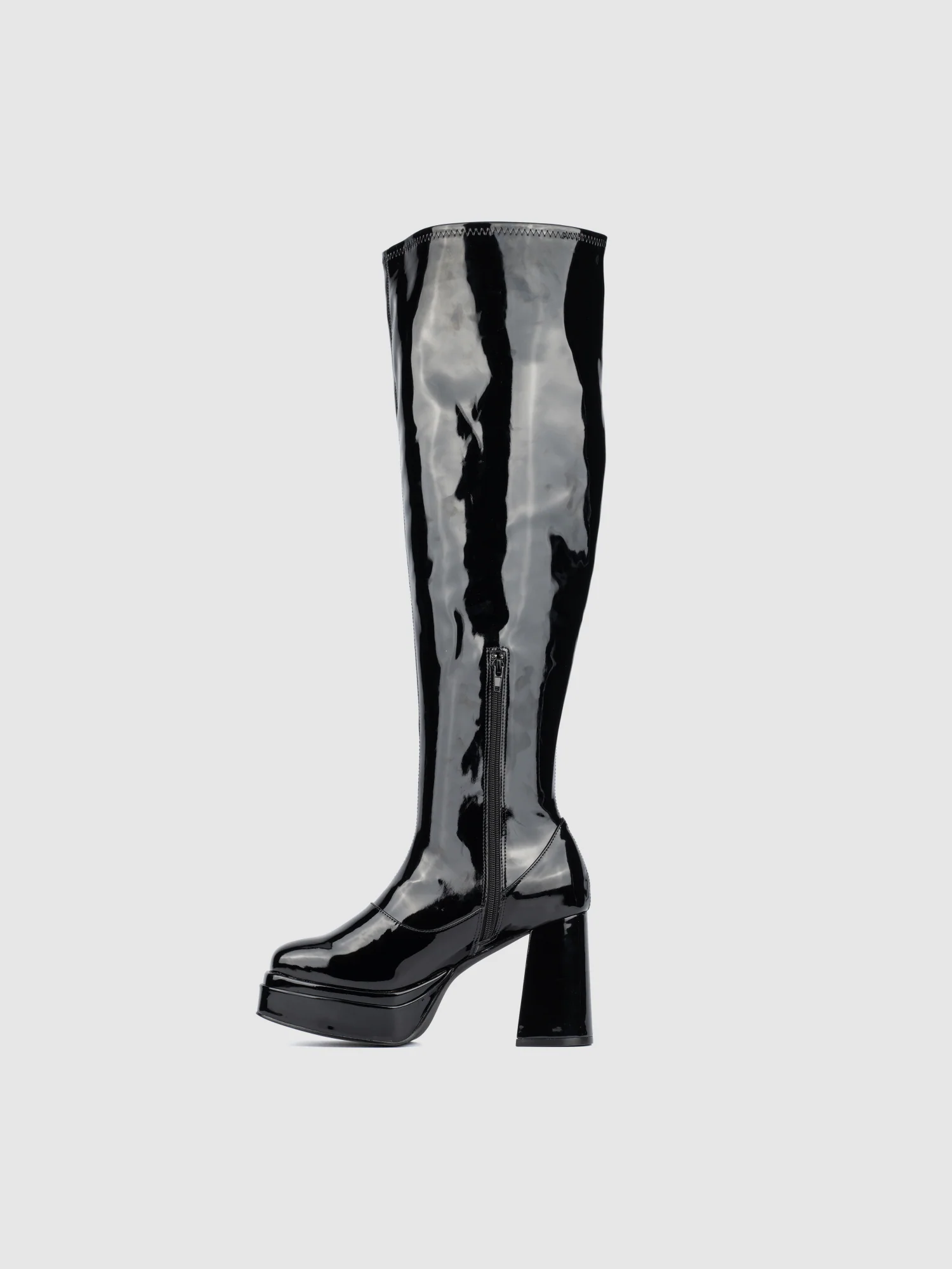 Manica Wide Calf Platform Boots - Image 6