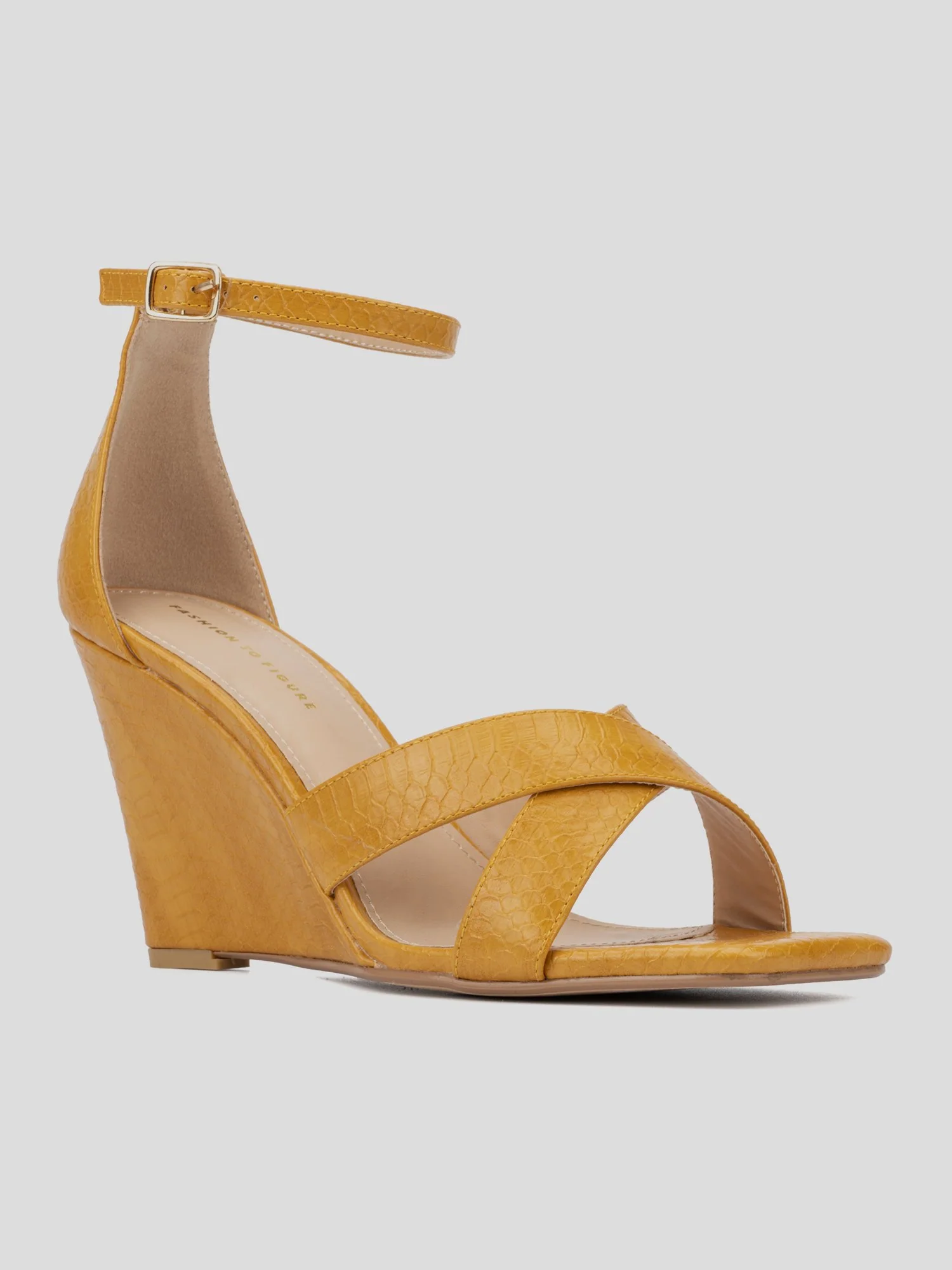 Marcie Wide Width Strappy Wedge Heels - Image 9