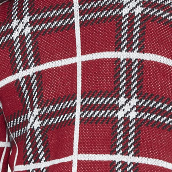 Marguerite Plaid Cardigan Sweater - Image 5