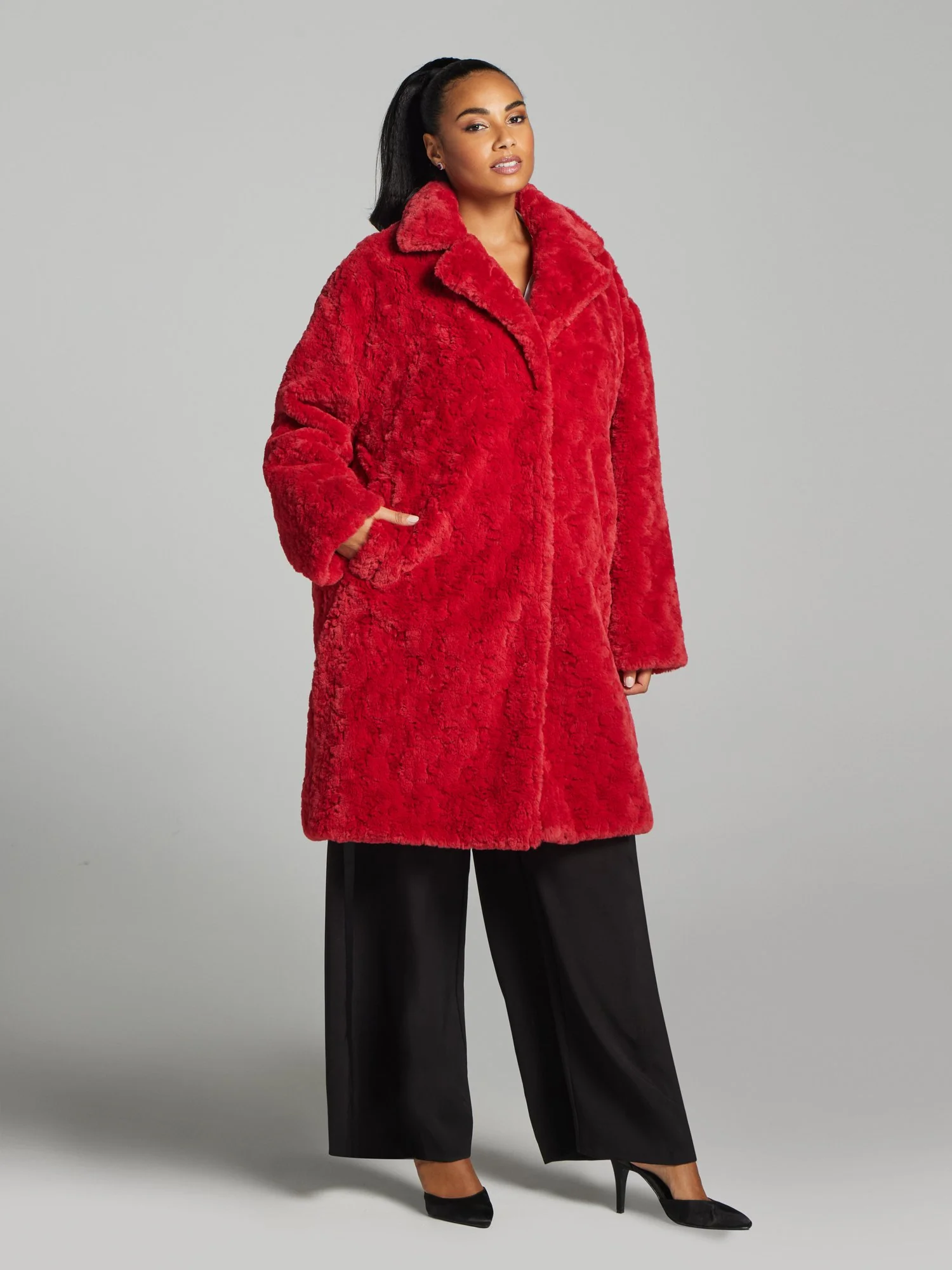 Maxine Long Fur Coat - Image 3