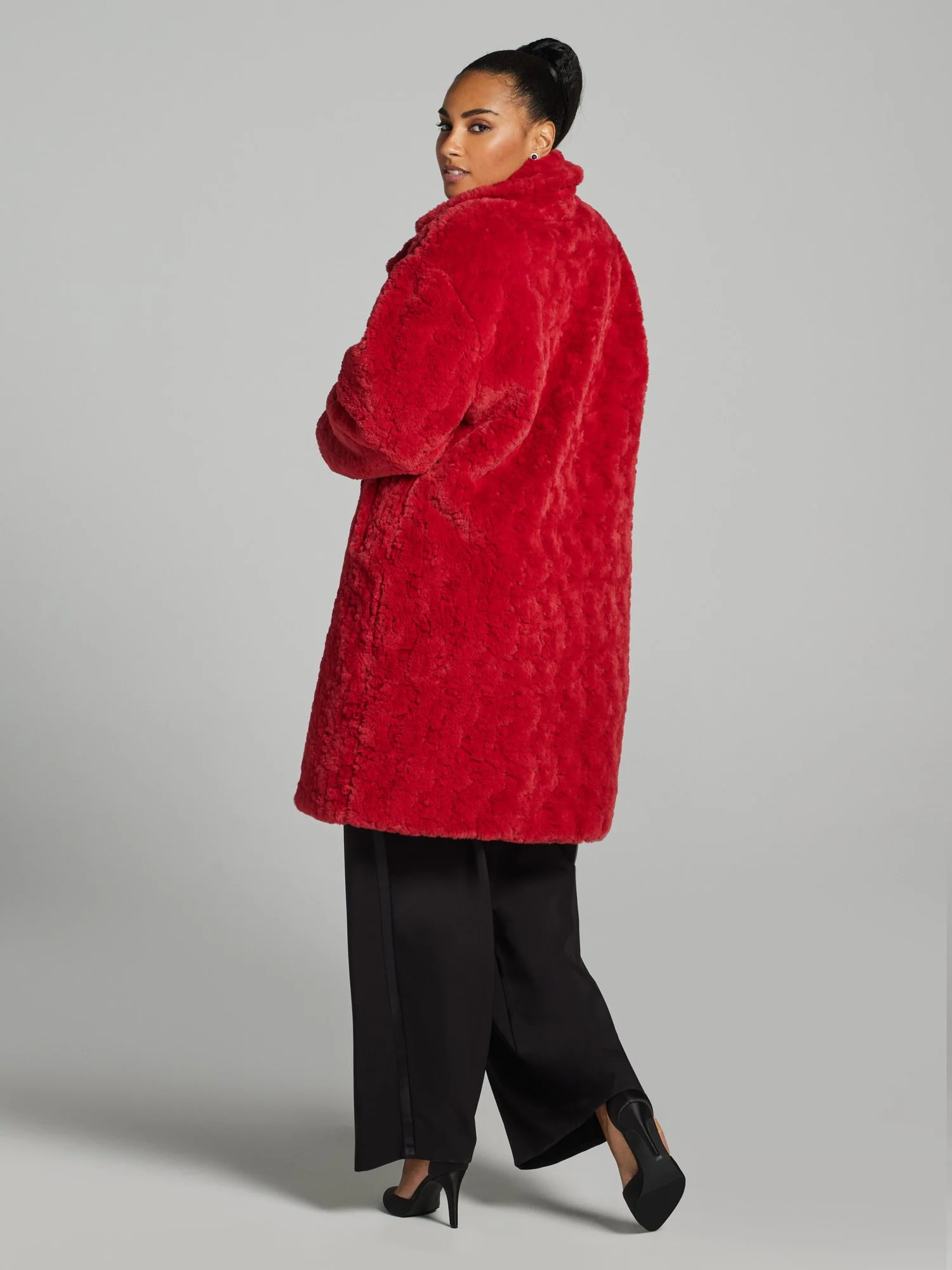Maxine Long Fur Coat - Image 4