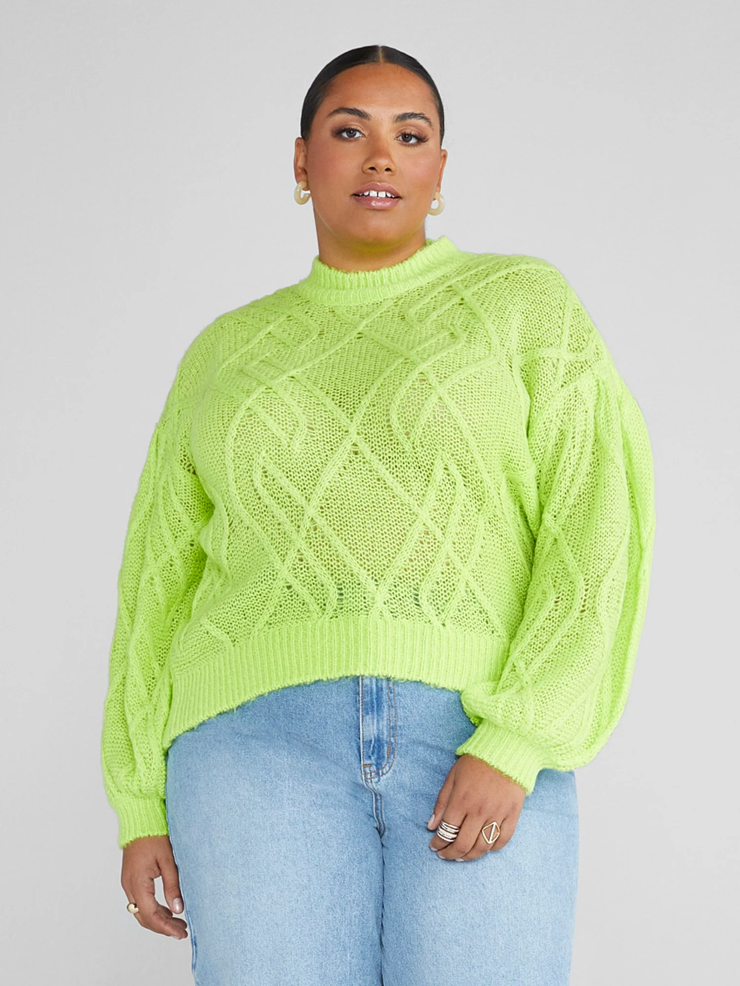 Melody Cable Knit Sweater - Image 2