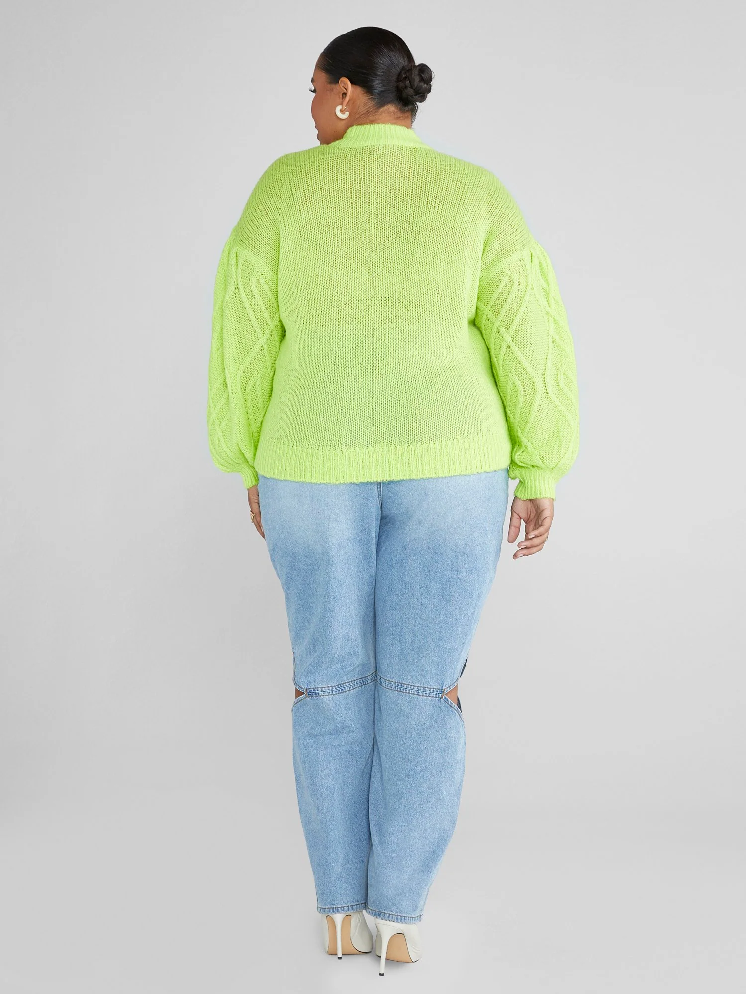 Melody Cable Knit Sweater - Image 4