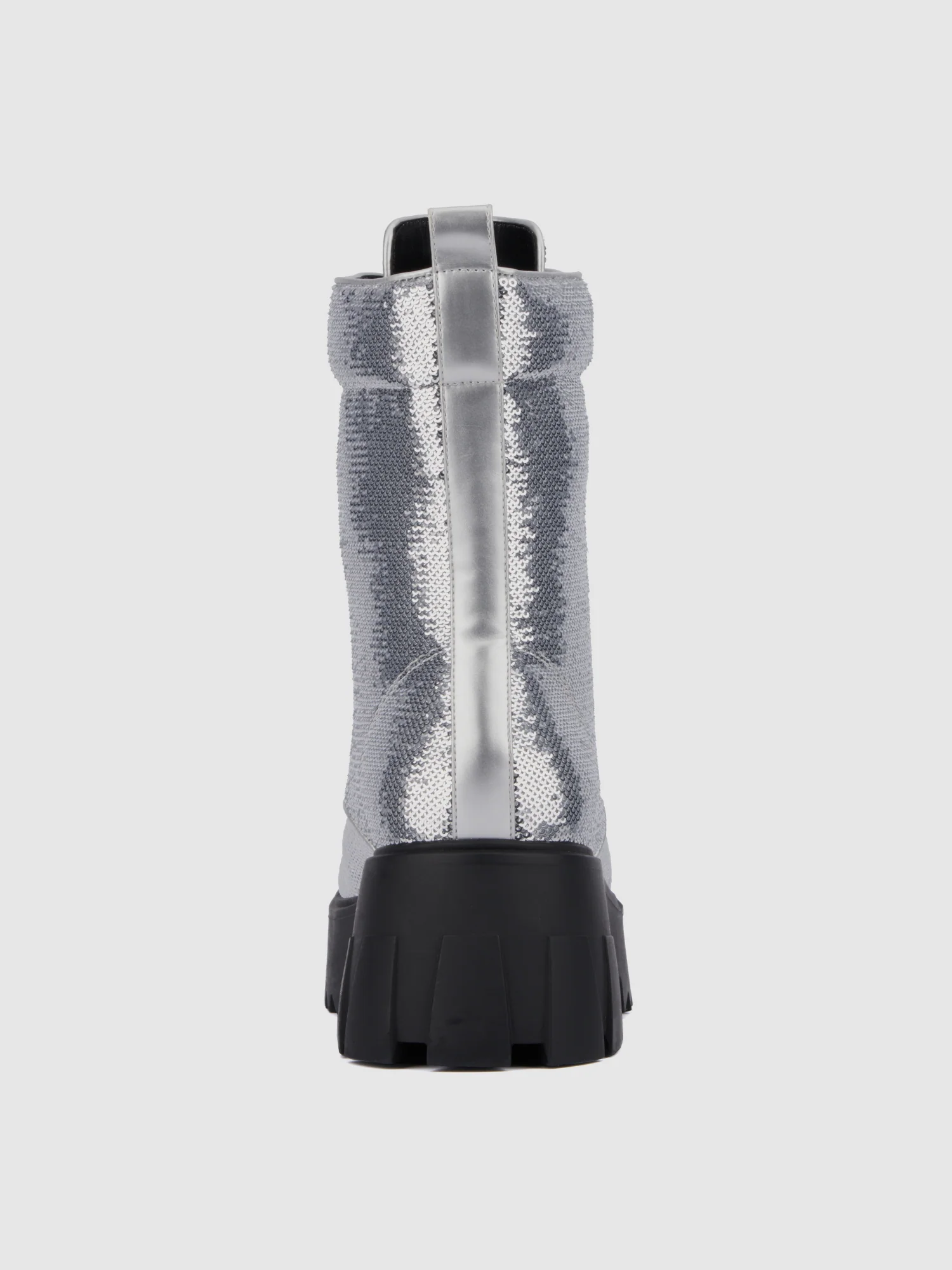 Odessa Wide Width Sequin Combat Boots - Image 3