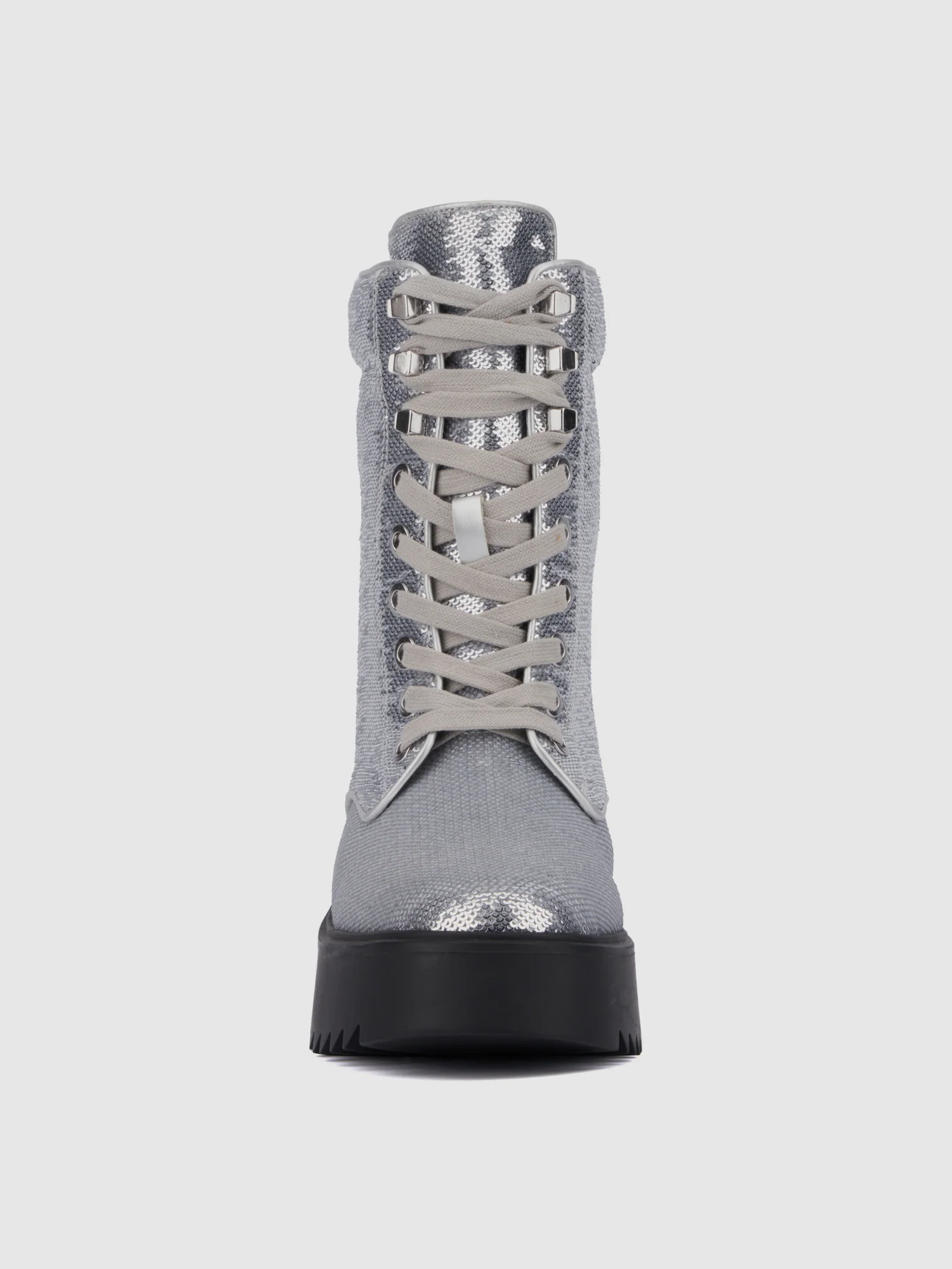 Odessa Wide Width Sequin Combat Boots - Image 5