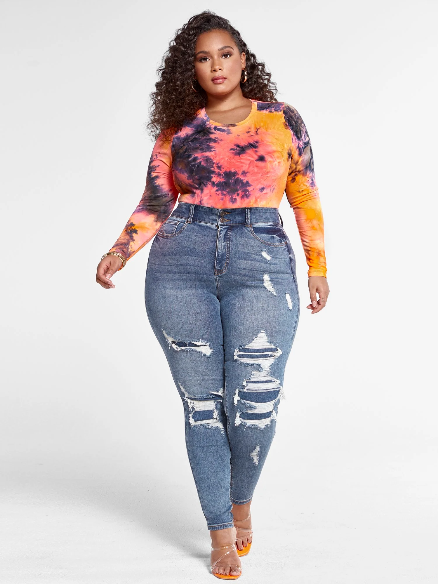 Adira Crewneck Tie Dye T-Shirt - Image 4