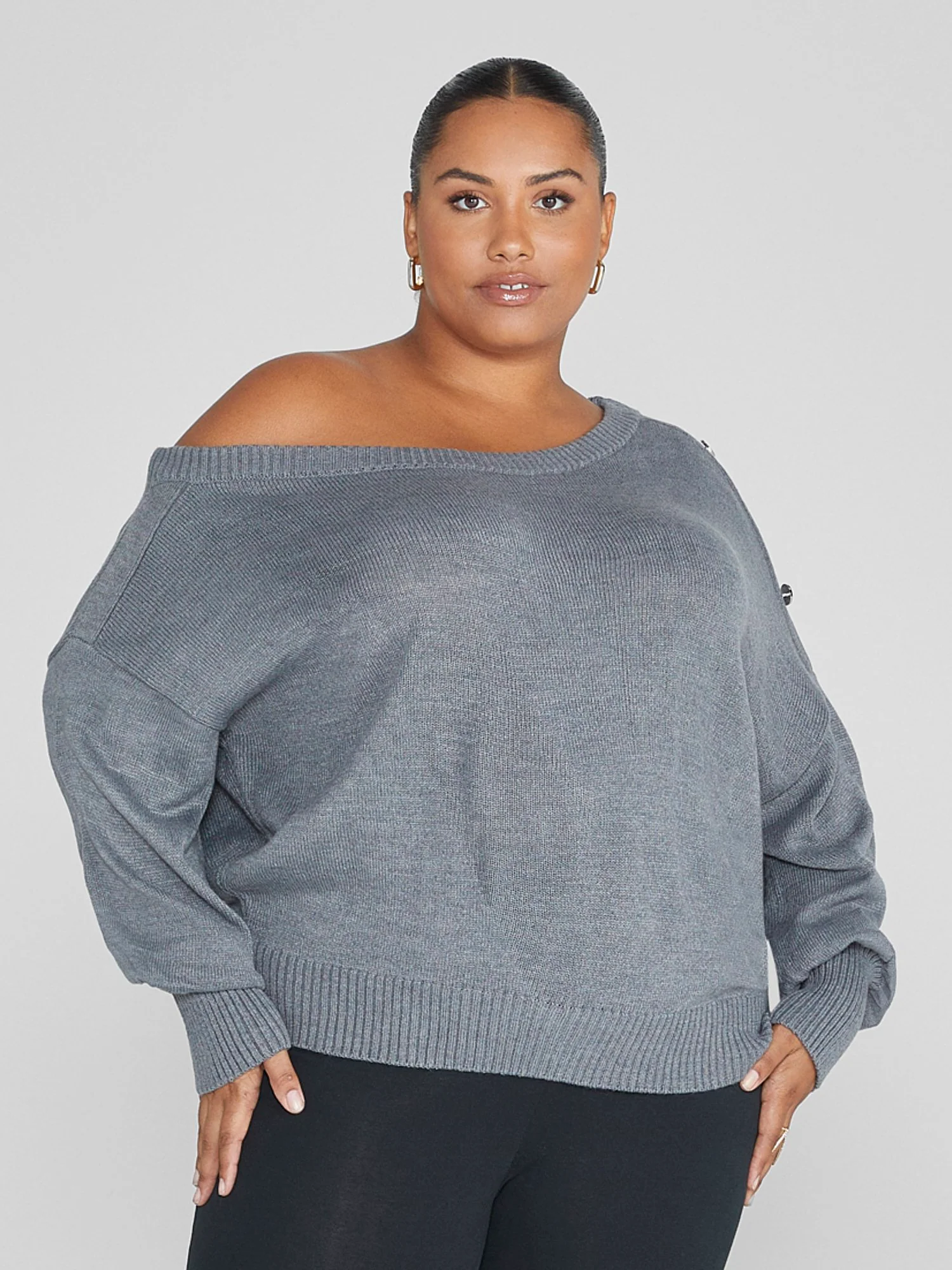 Adrienne Off-Shoulder Sweater - Image 7