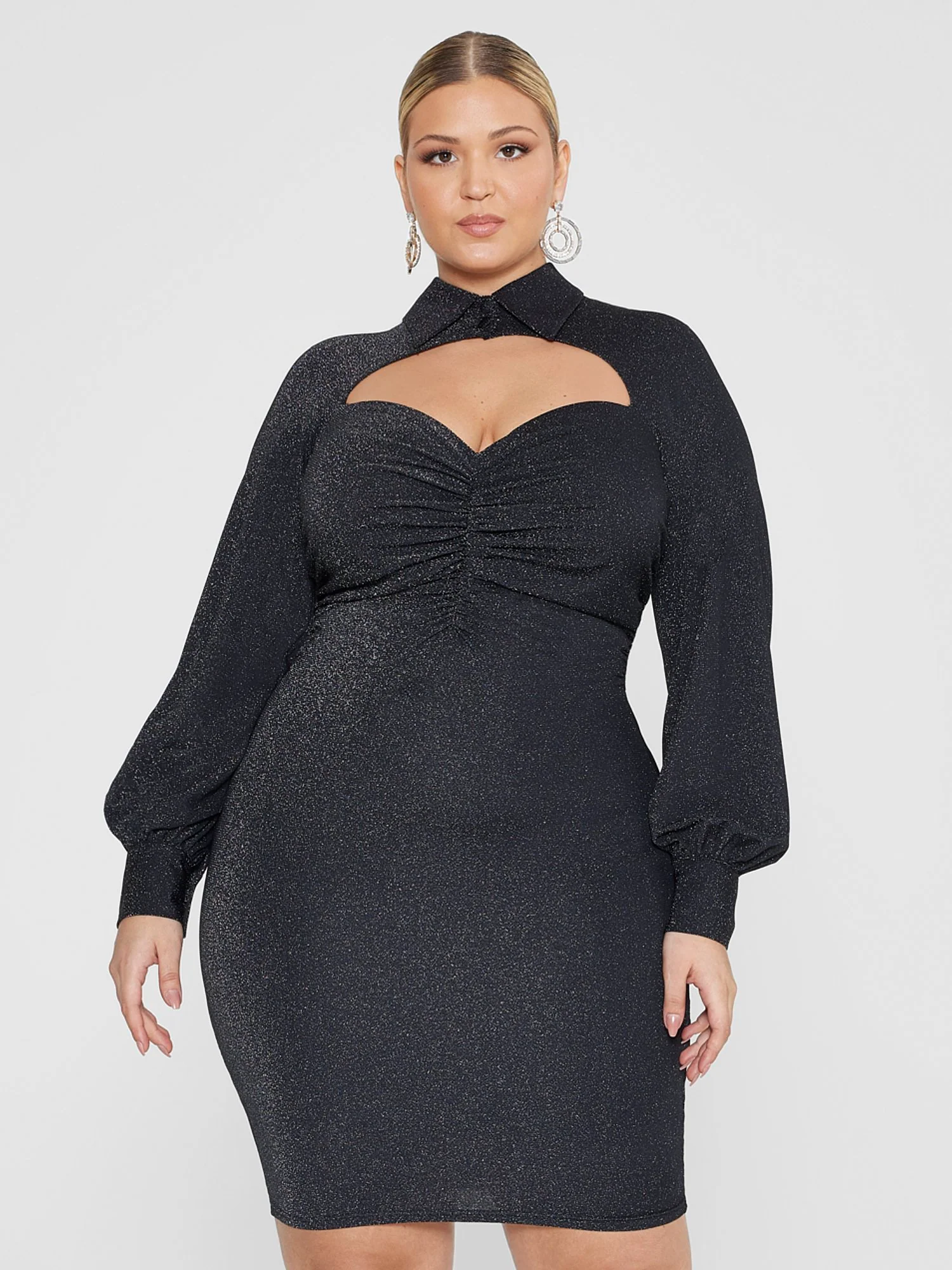 Aelita Shimmer Cutout Dress