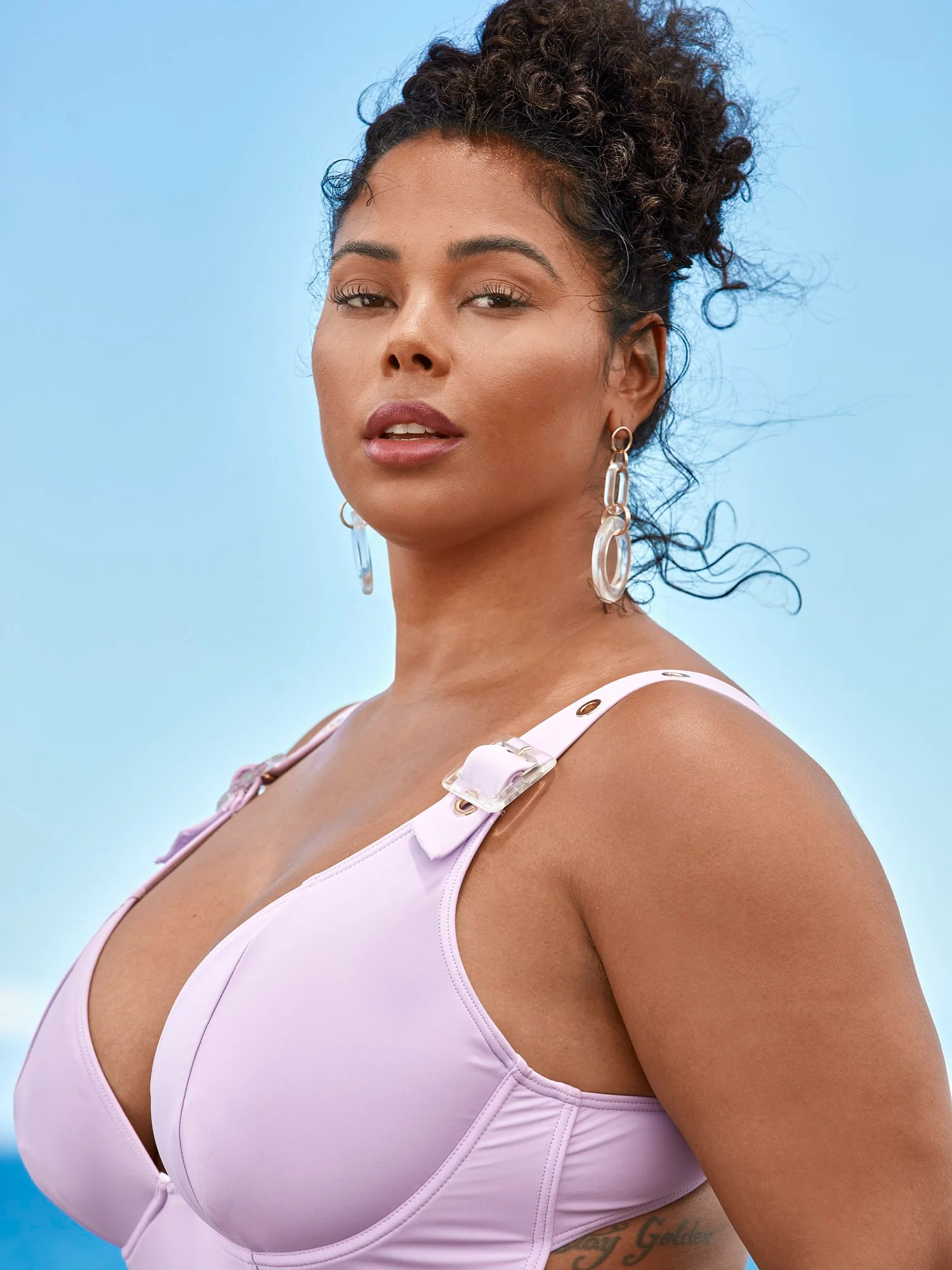 'Agent Violet' One-Piece Swimsuit - Tabria Majors X FTF - Image 6