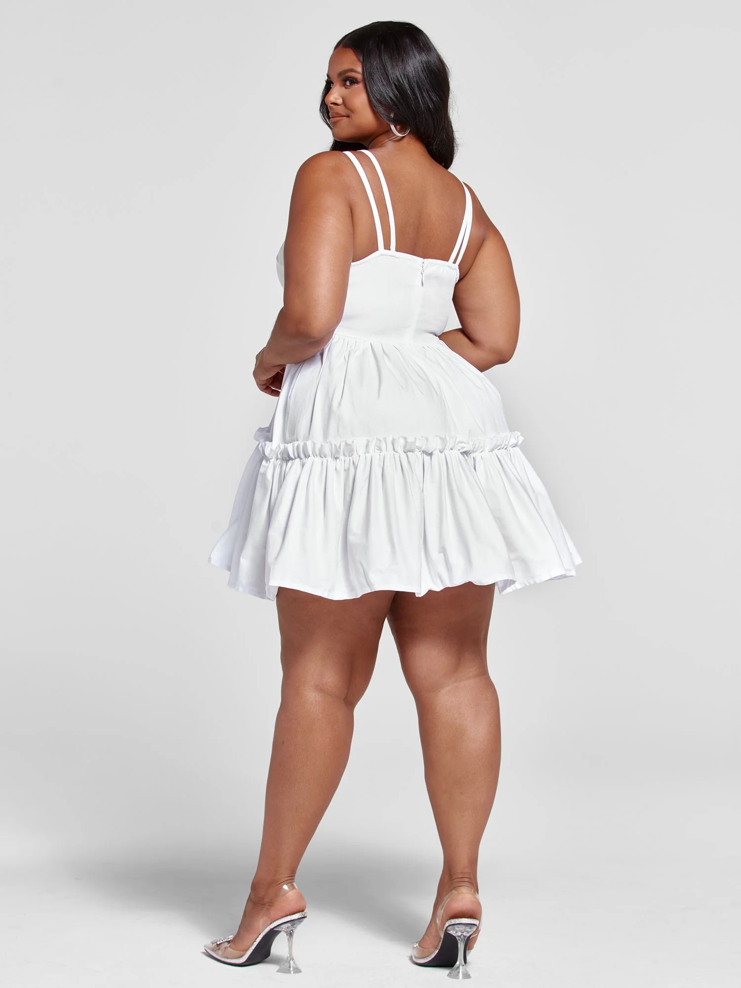 Aida Ruffle Babydoll Dress - Nadia x FTF - Image 5