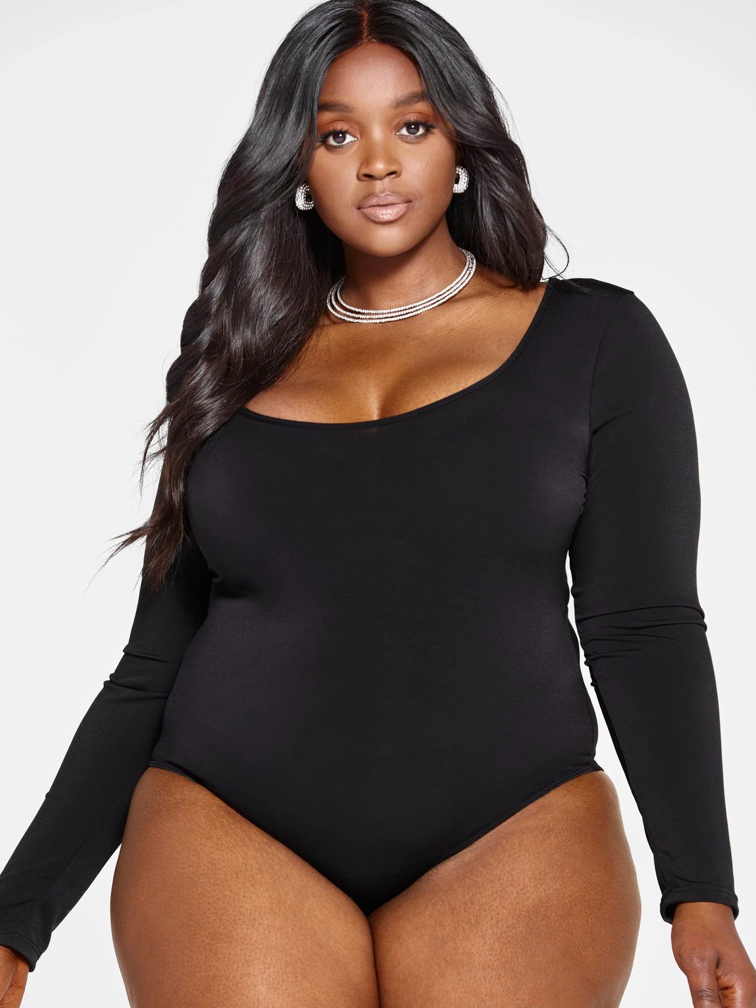 Alayna Open Back Chain Detail Bodysuit - Image 5