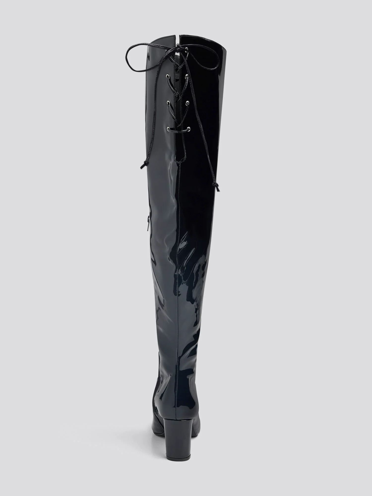 Alfinil Patent Leather Thigh-High Boots - Nadia x FTF - Image 6