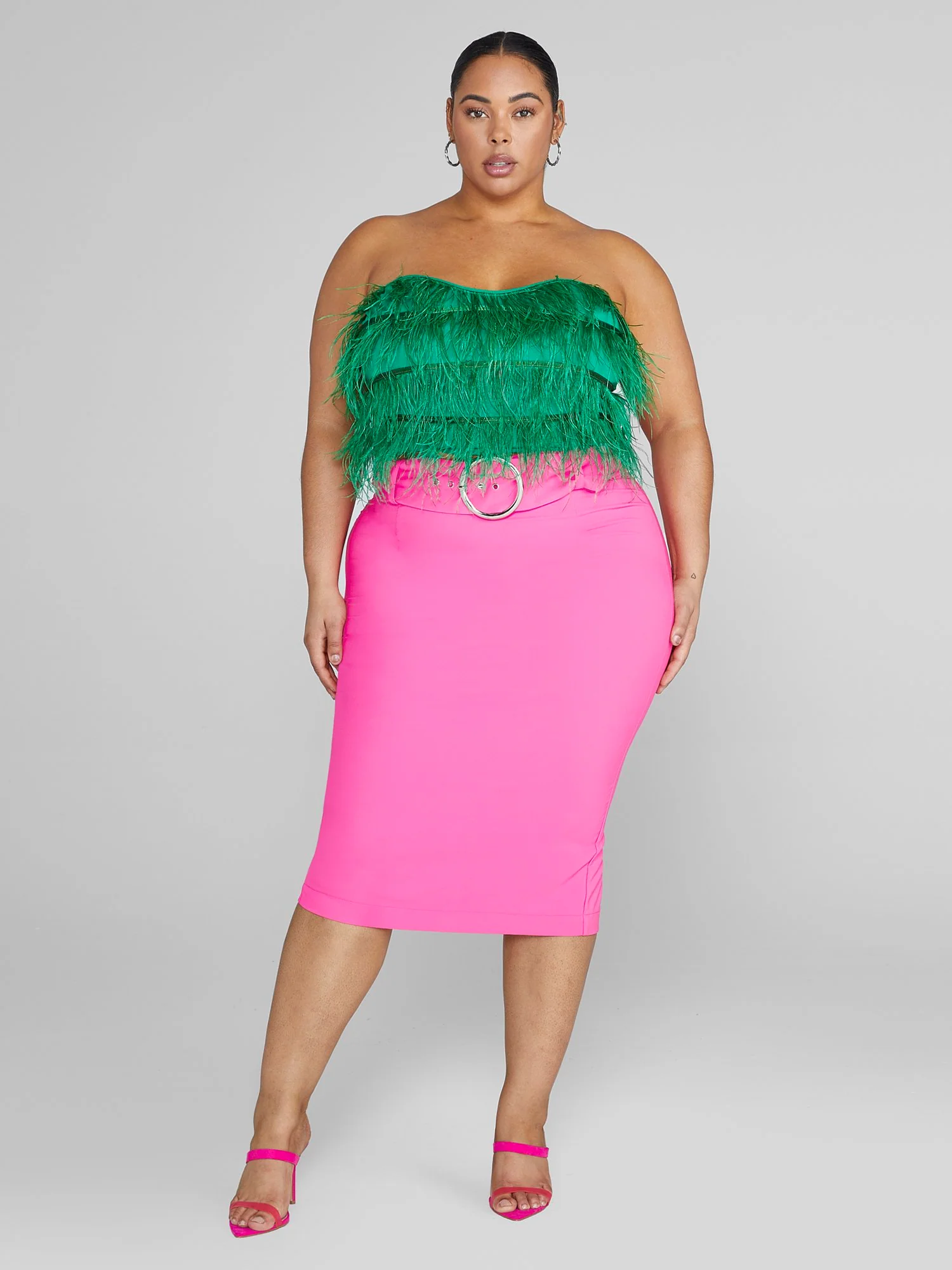 Alina Belted Midi Skirt - Image 3