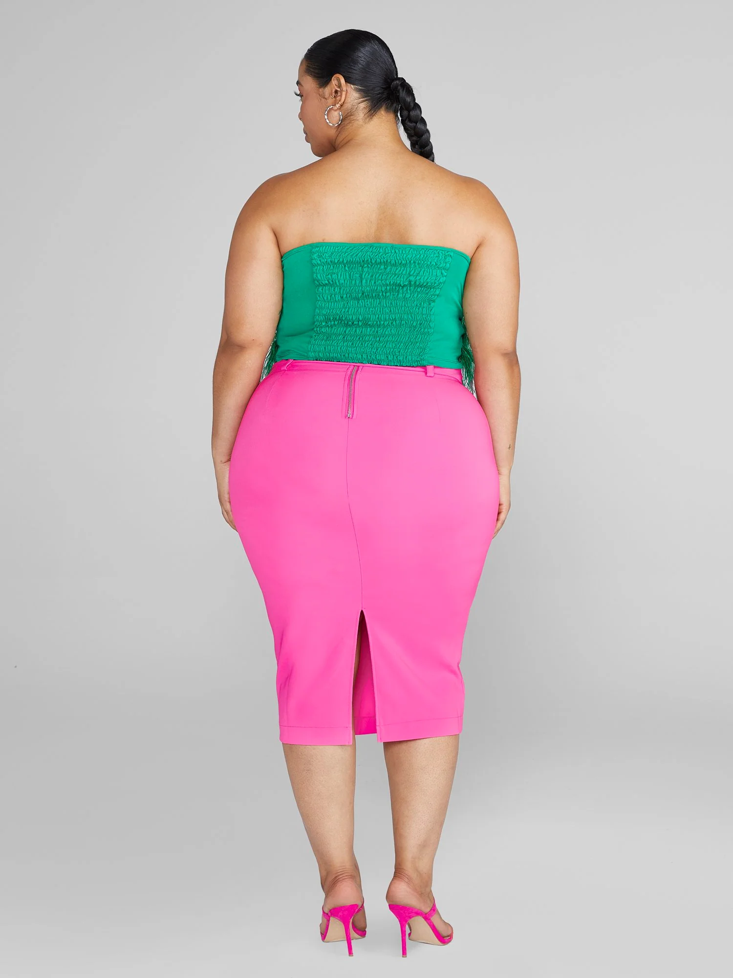 Alina Belted Midi Skirt - Image 4