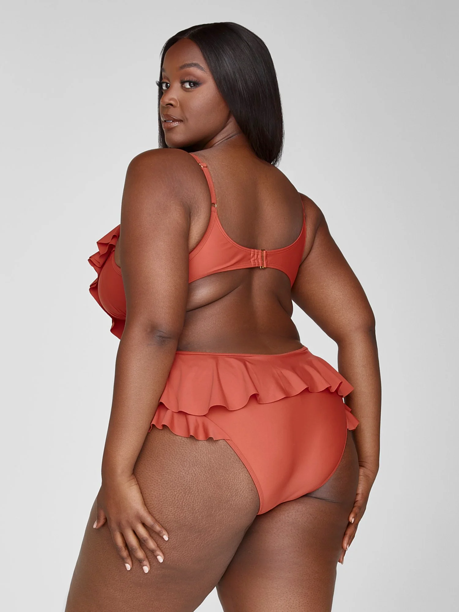 Aliyah Ruffle One-Piece Swimsuit - Garnerstyle x FTF - Image 3