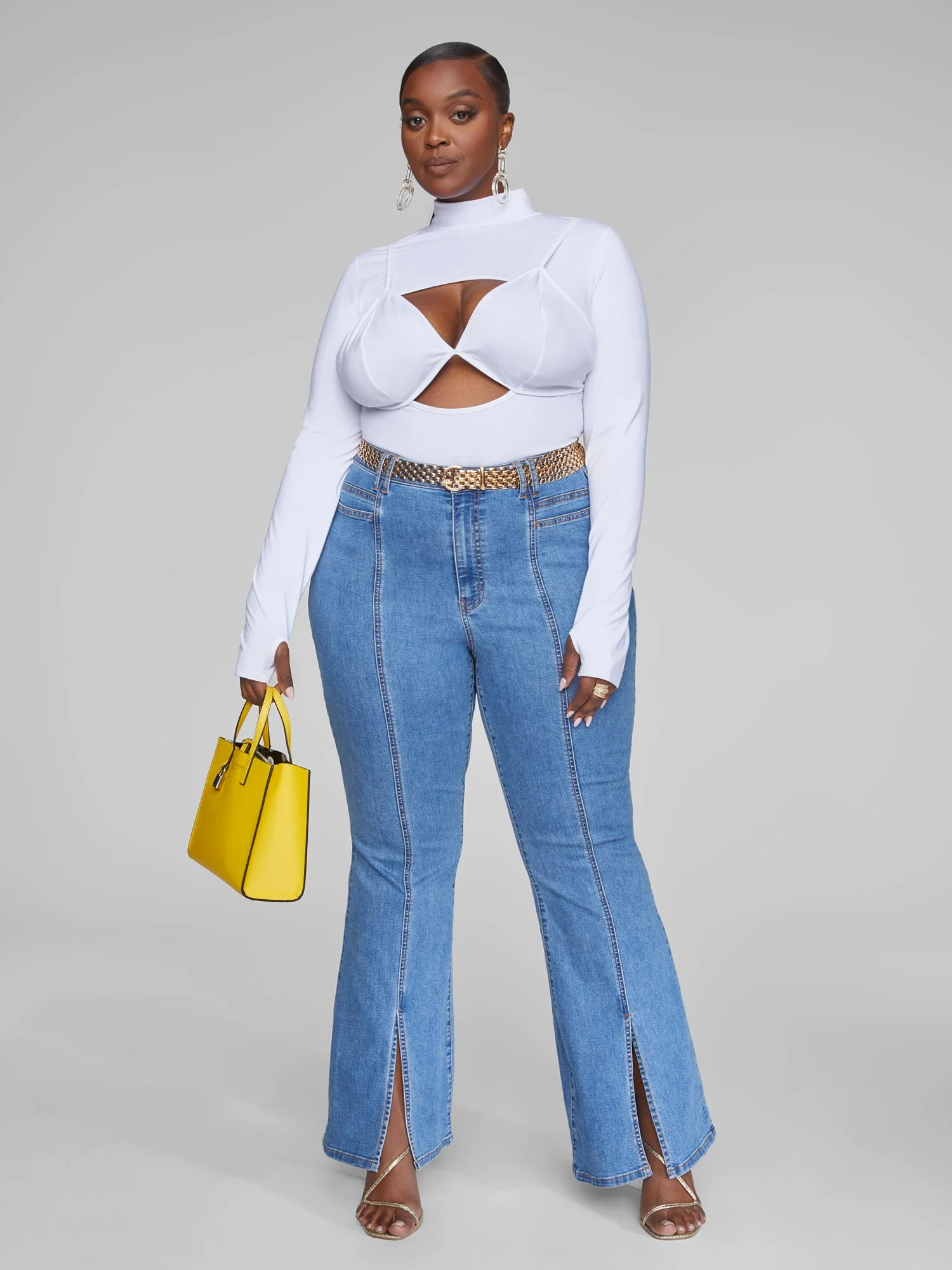 Allison Layered Look Cutout Top - Image 4