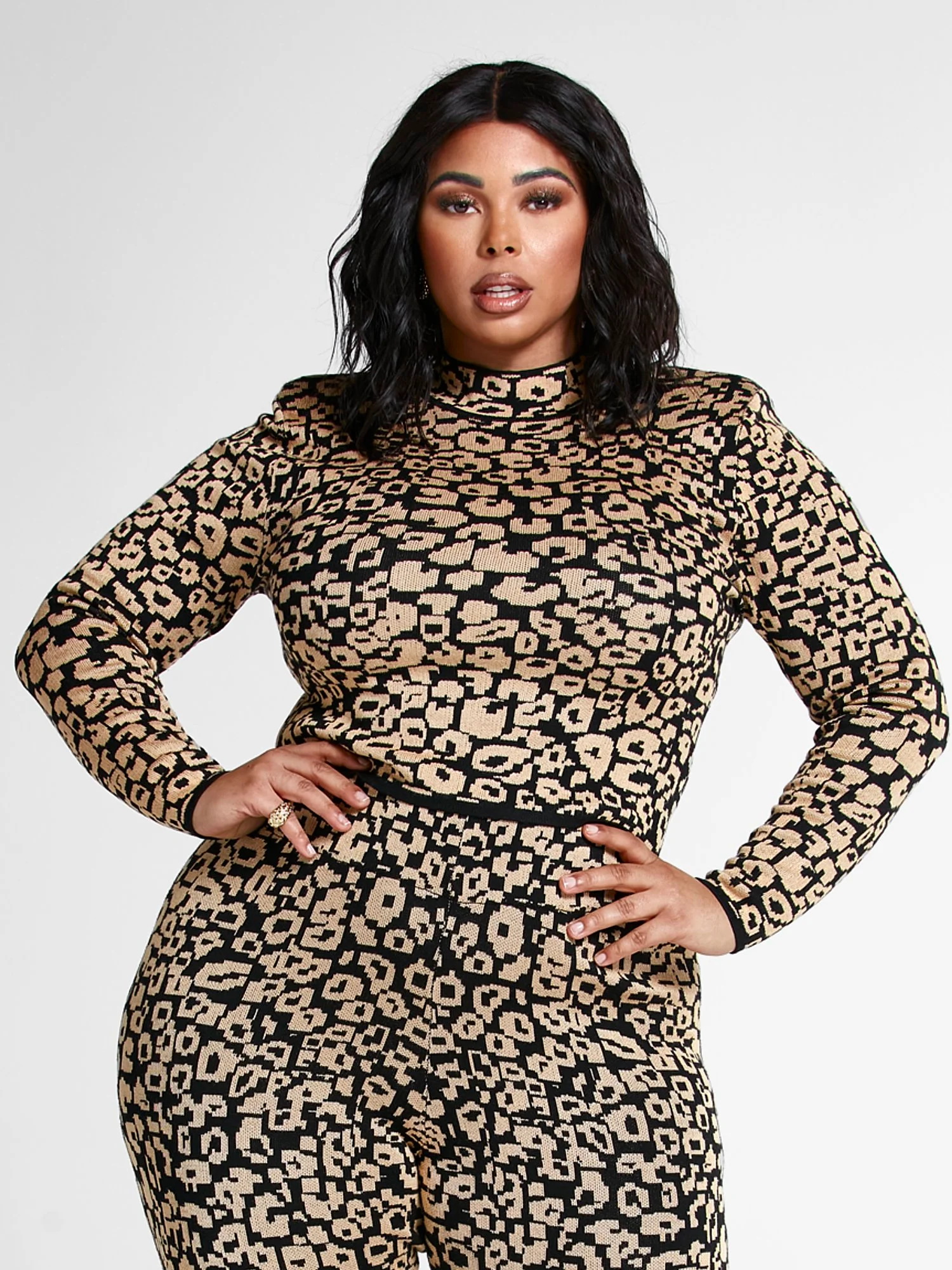 Alyssa Leopard Print Sweater - Image 2