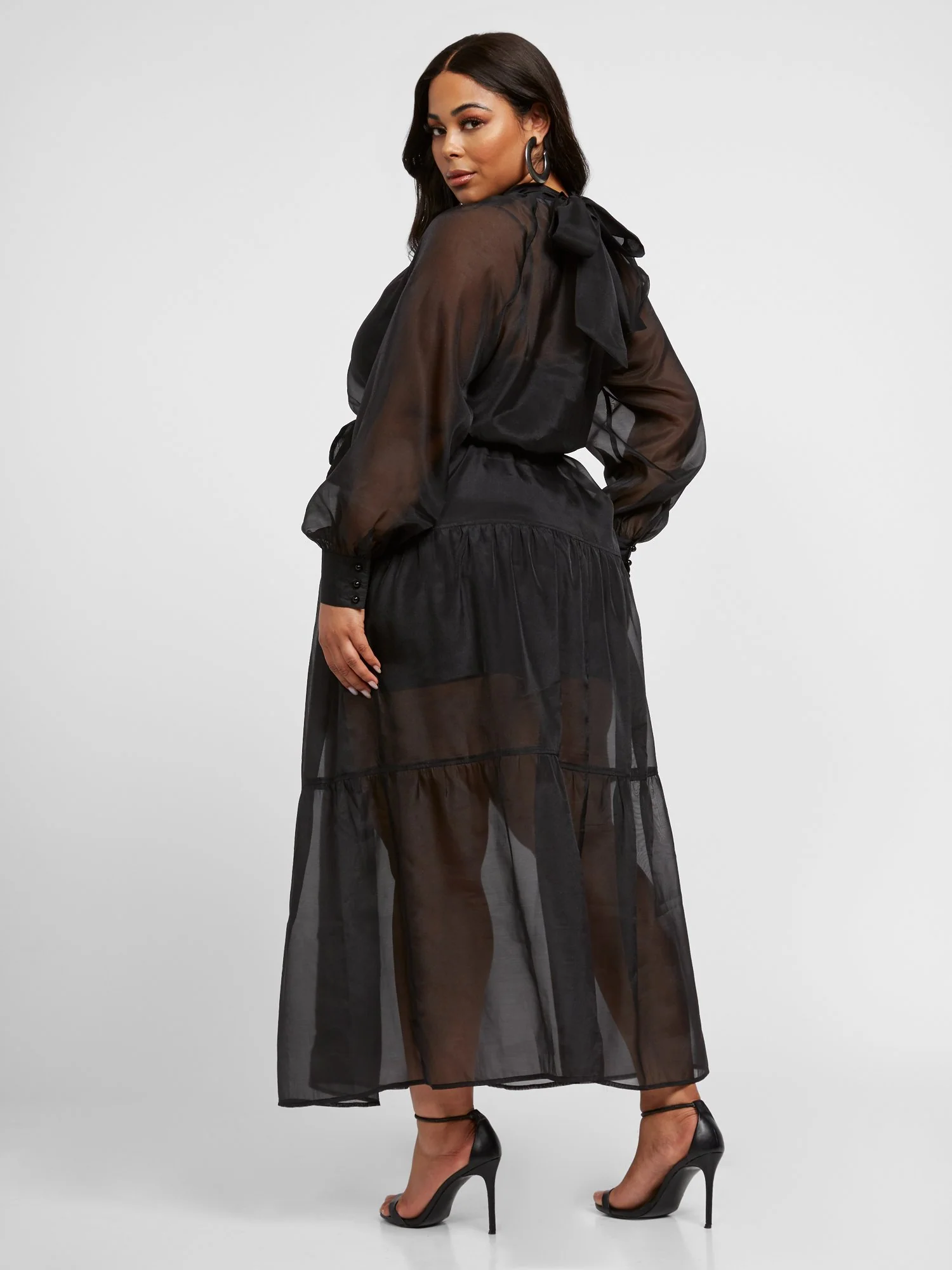 Amaris Organza Maxi Dress - Image 3