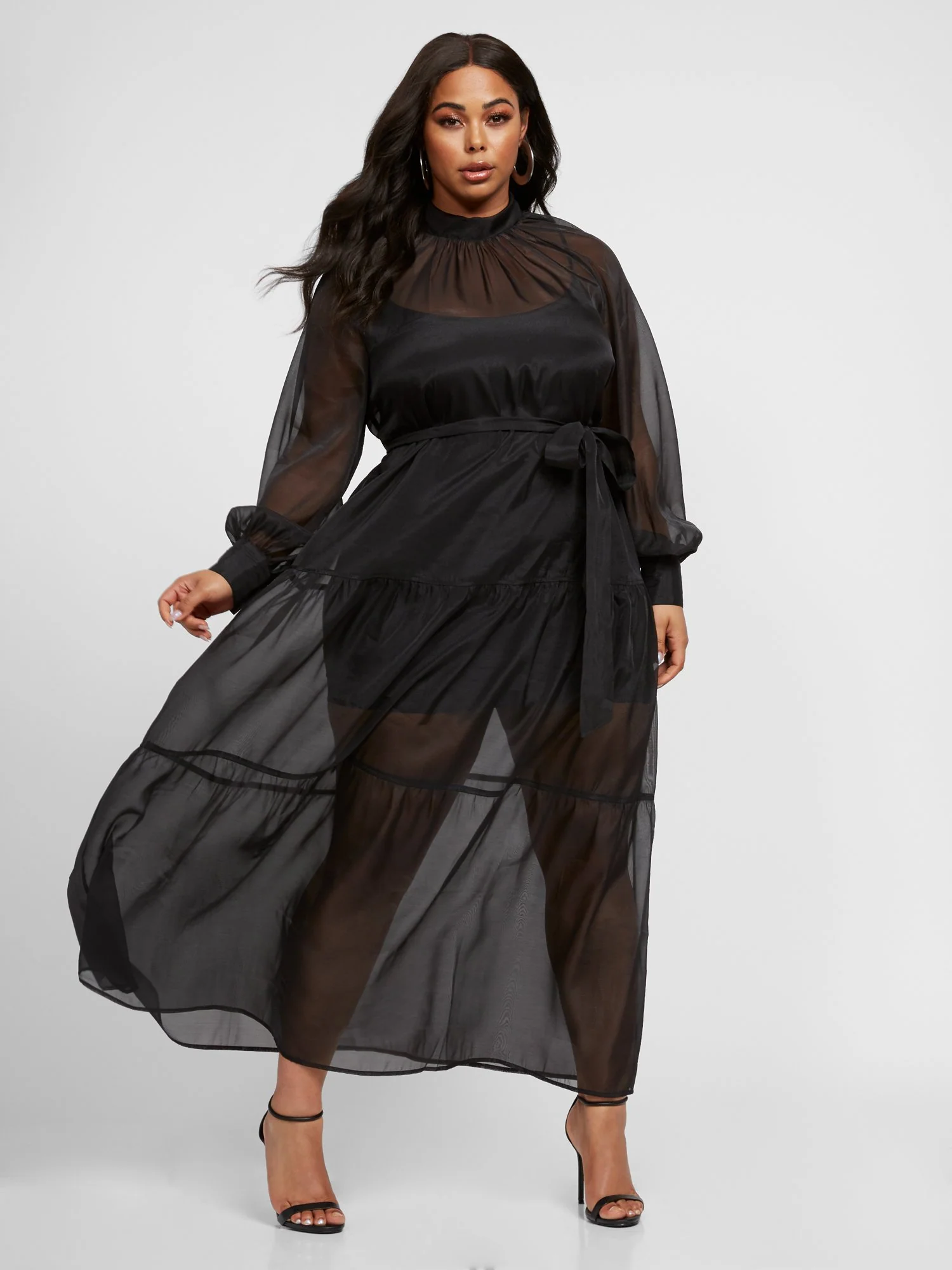 Amaris Organza Maxi Dress - Image 5