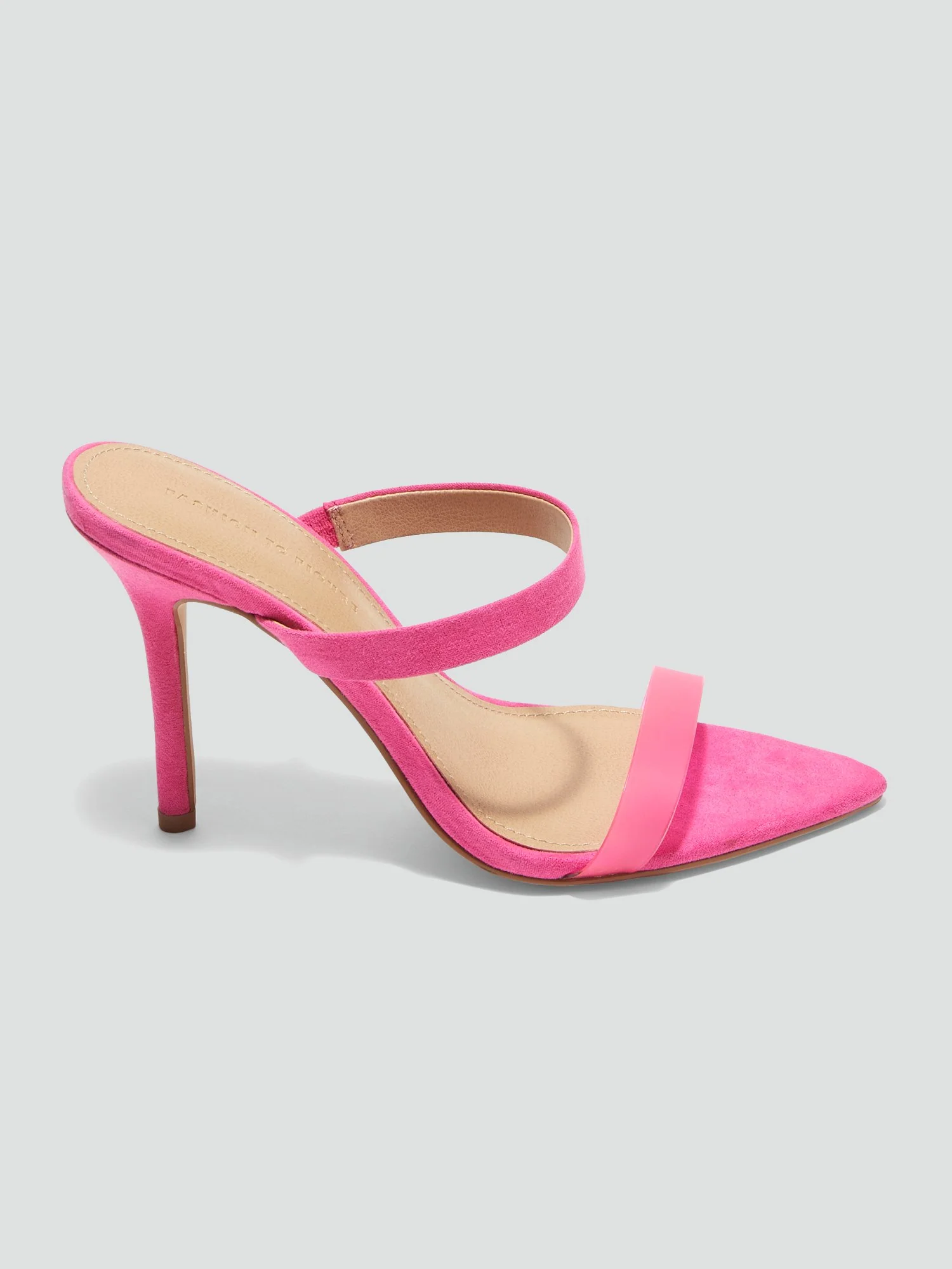 Amira Double Strap Sandals in Pink - Image 4