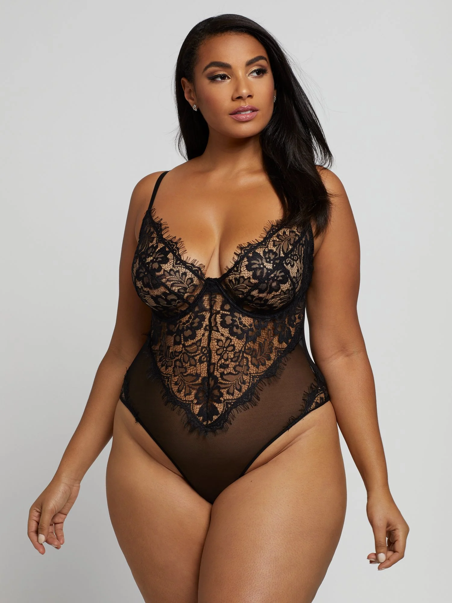 Anabella Lace Lingerie Bodysuit - Image 2