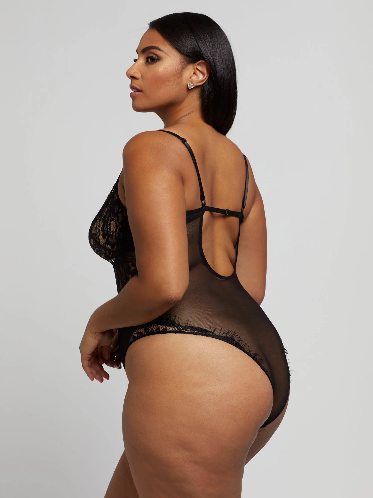 Anabella Lace Lingerie Bodysuit - Image 3