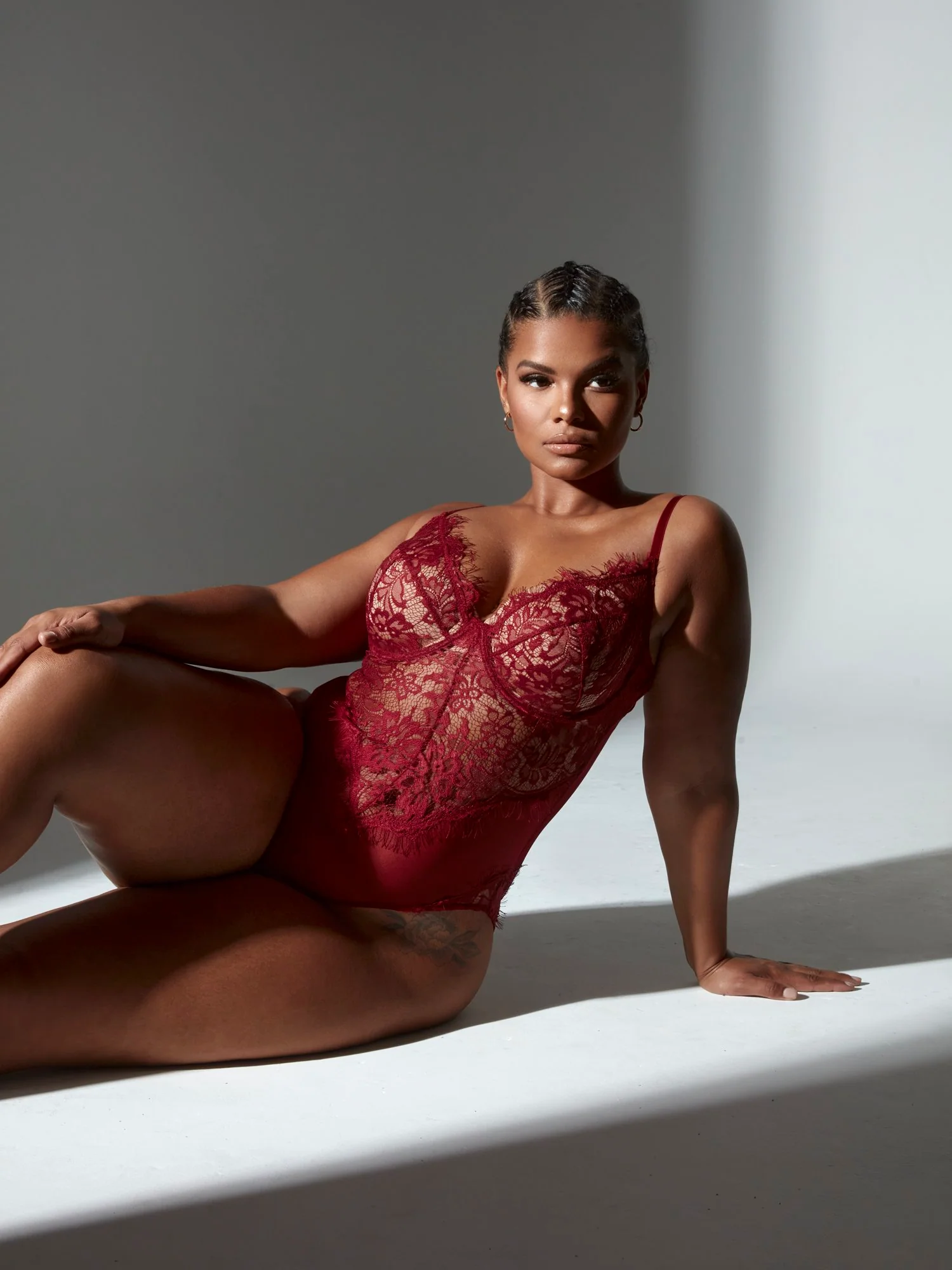 Anabella Lace Lingerie Bodysuit - Image 9