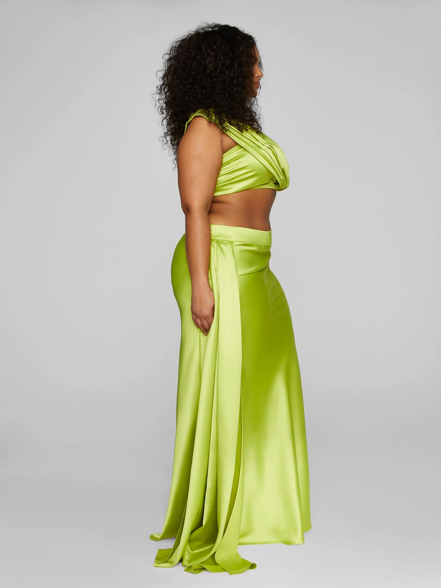 Anaisa Drape Detail Cropped Top - Leslie Sidora x FTF - Image 7