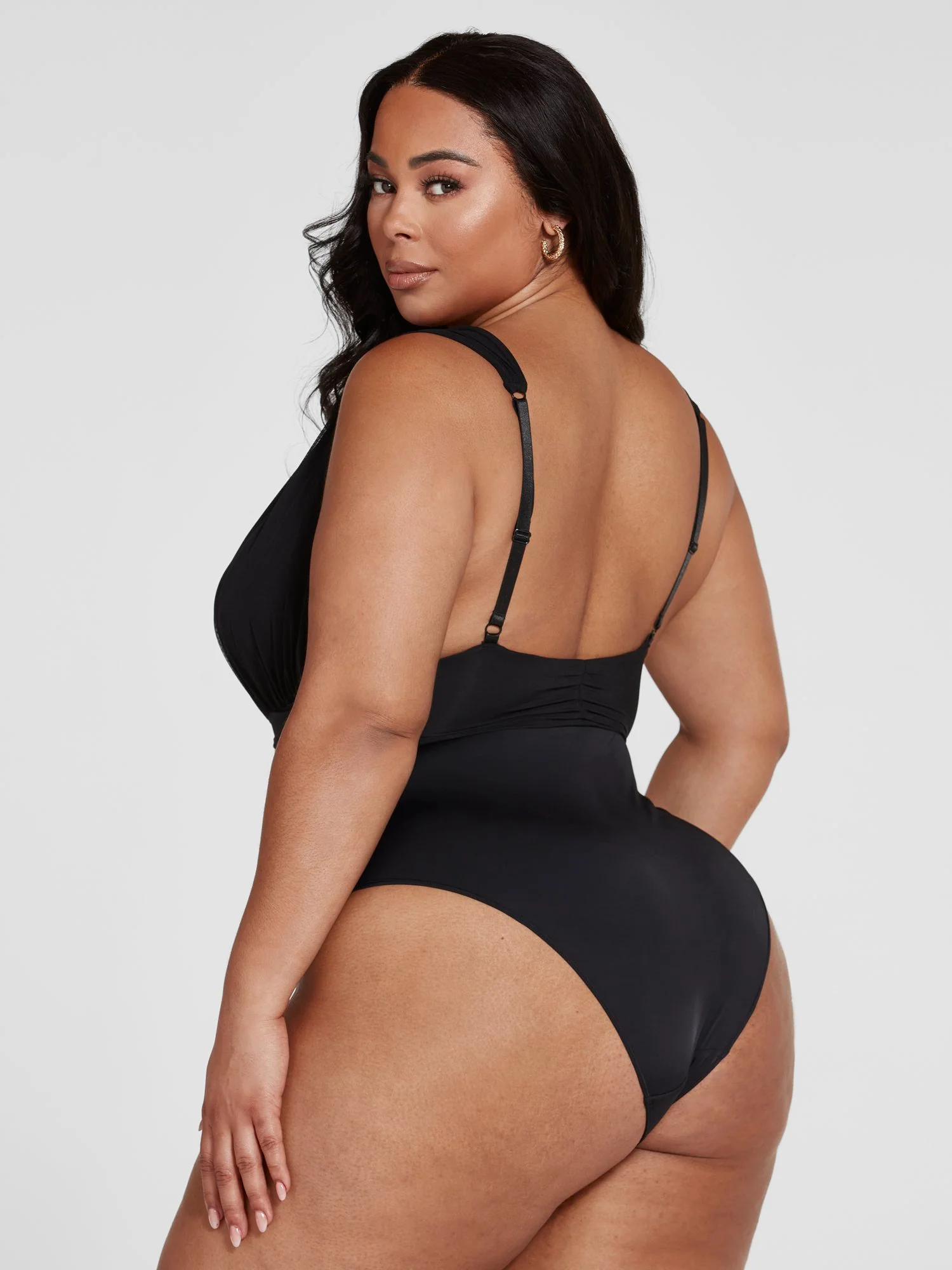 Anastacia Deep-V Bodysuit - Image 3